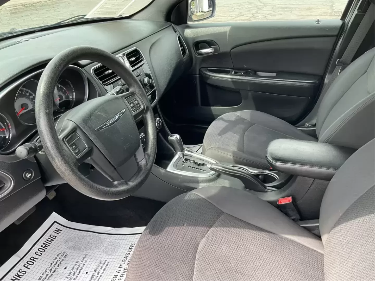 2012 Chrysler 200 LX (1C3CCBAB7CN) with an 2.4L L4 DOHC 16V engine, 6-Speed Automatic transmission, located at 4508 South Dixie Dr, Moraine, OH, 45439, (937) 908-9800, 39.689976, -84.218452 - Photo#8