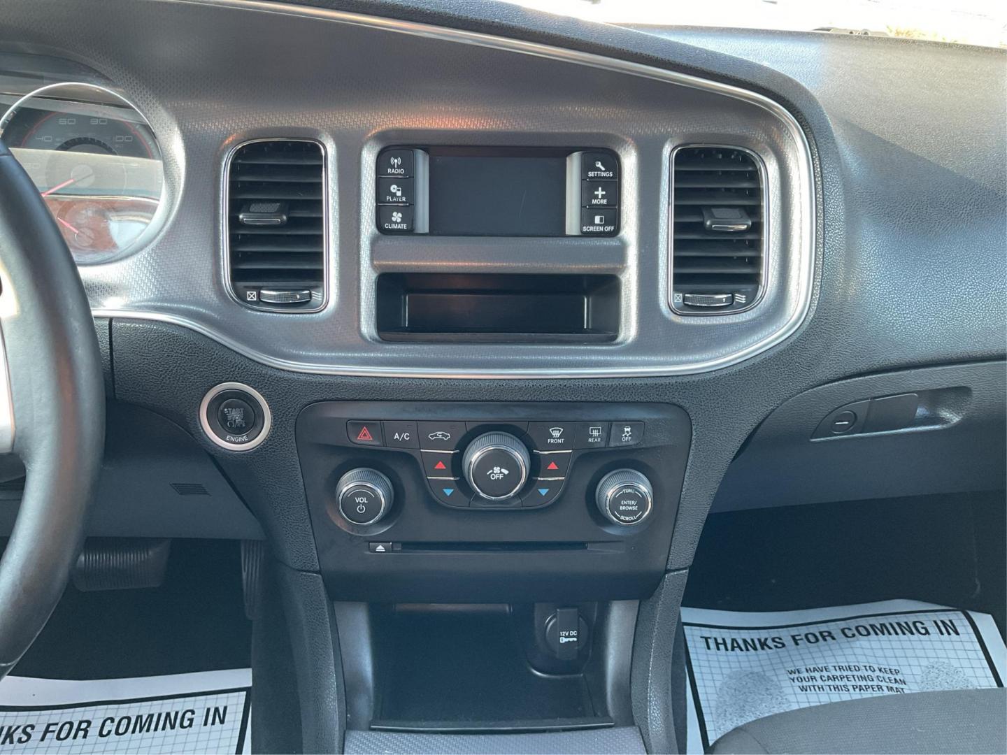2012 Pitch Black Dodge Charger SE (2C3CDXBGXCH) with an 3.6L V6 DOHC 24V engine, 5-Speed Automatic transmission, located at 401 Woodman Dr, Riverside, OH, 45431, (937) 908-9800, 39.760899, -84.123421 - Photo#12