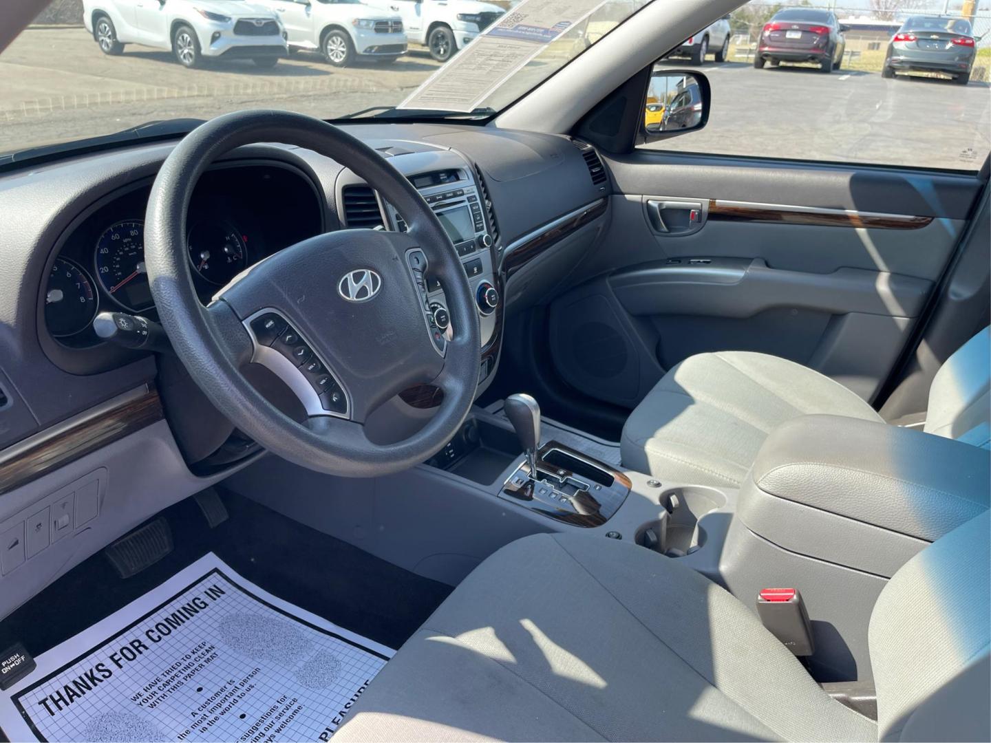 2012 Hyundai Santa Fe GLS (5XYZG3ABXCG) with an 2.4L I-4 DOHC engine, located at 401 Woodman Dr, Riverside, OH, 45431, (937) 908-9800, 39.760899, -84.123421 - Photo#8