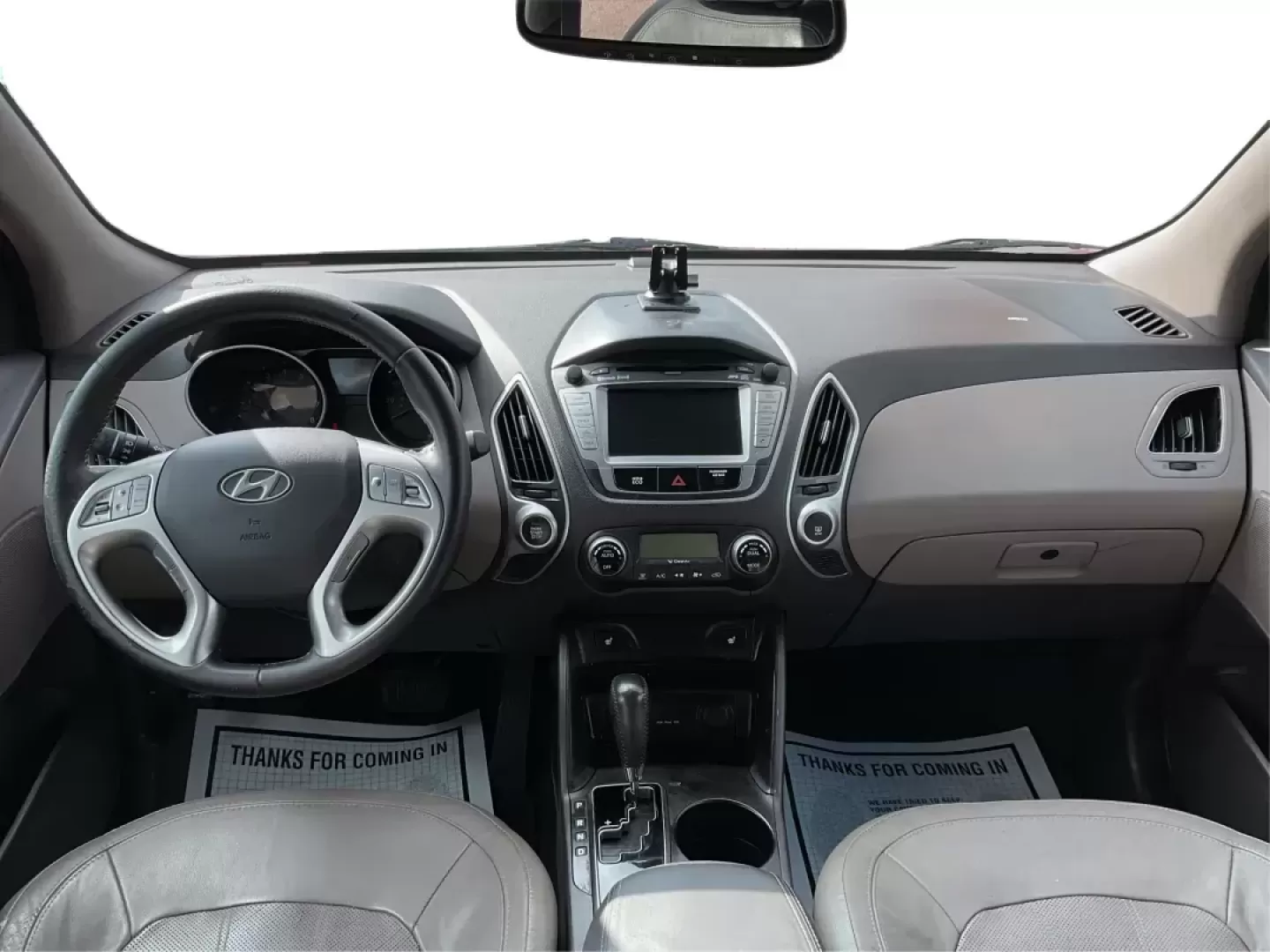 2013 Hyundai Tucson Limited (KM8JU3AC4DU) with an Theta II 2.4L I-4 DOHC engine, located at 1099 N County Rd 25A , Troy, OH, 45373, (937) 908-9800, 40.057079, -84.212883 - Photo#19