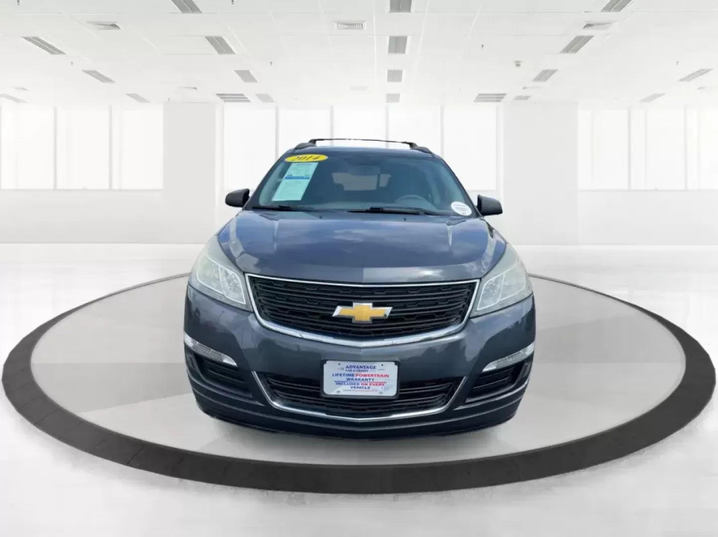 2014 Cyber Gray Metallic Chevrolet Traverse LS FWD w/PDC (1GNKRFED9EJ) with an 3.6L V6 DOHC 24V engine, 6-Speed Automatic transmission, located at 880 E. National Road, Vandalia, OH, 45377, (937) 908-9800, 39.891918, -84.183594 - Photo#7