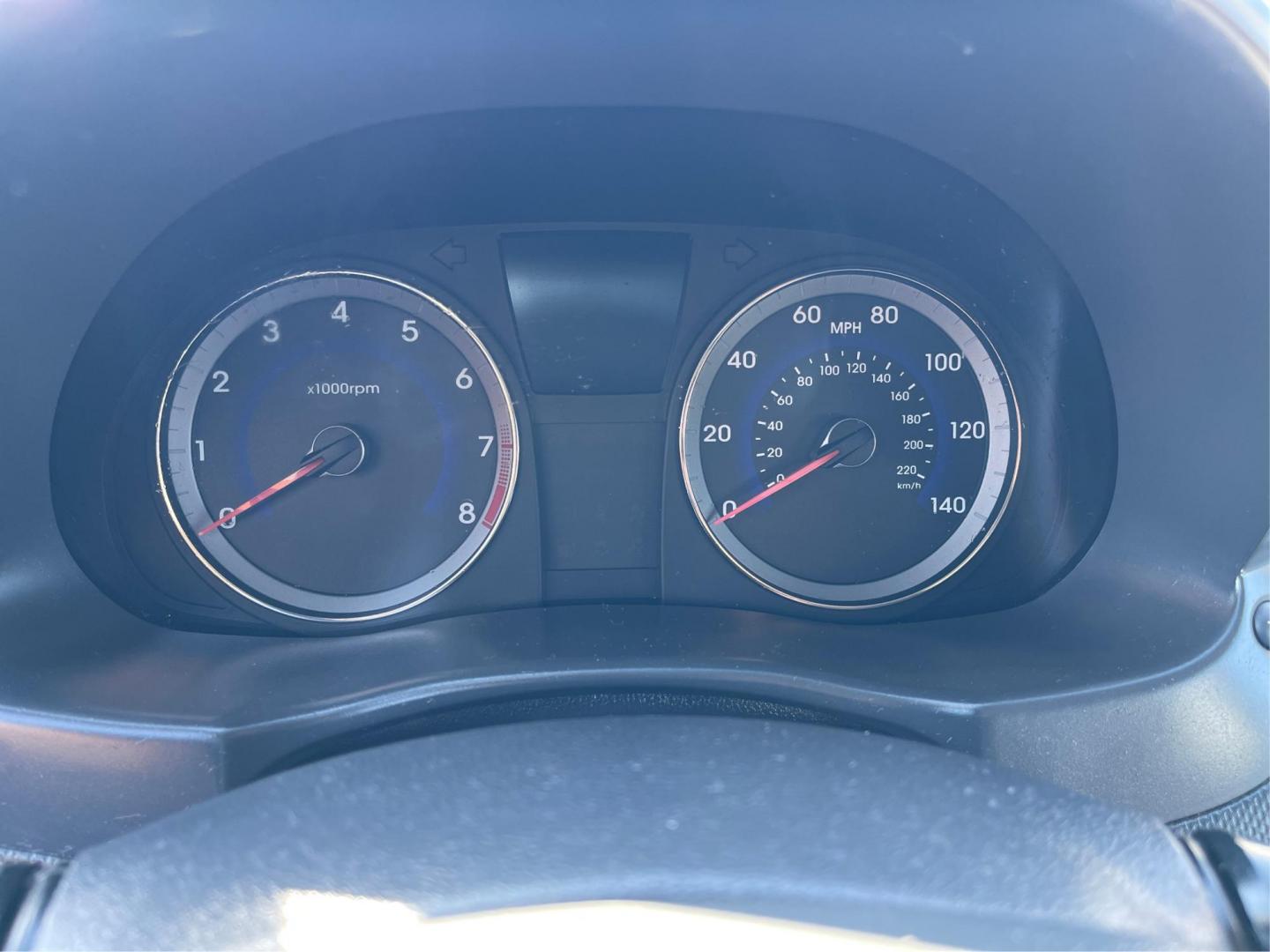 2014 Hyundai Accent GLS 4-Door (KMHCT4AE0EU) with an 1.6L L4 DOHC 16V engine, located at 8750 N County Rd 25A, Piqua, OH, 45356, (937) 908-9800, 40.164391, -84.232513 - Photo#13