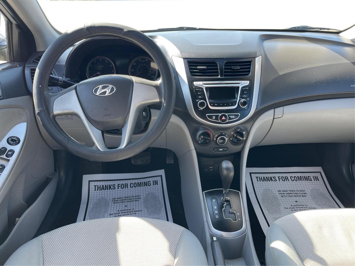 2014 Hyundai Accent GLS 4-Door (KMHCT4AE0EU) with an 1.6L L4 DOHC 16V engine, located at 8750 N County Rd 25A, Piqua, OH, 45356, (937) 908-9800, 40.164391, -84.232513 - Photo#18
