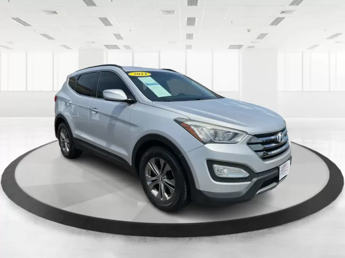 2014 Moonstone Silver Hyundai Santa Fe Sport 2.4 AWD (5XYZUDLB6EG) with an 2.4L L4 DOHC 16V engine, 6-Speed Automatic transmission, located at 8750 N County Rd 25A, Piqua, OH, 45356, (937) 908-9800, 40.164391, -84.232513 - Photo#0