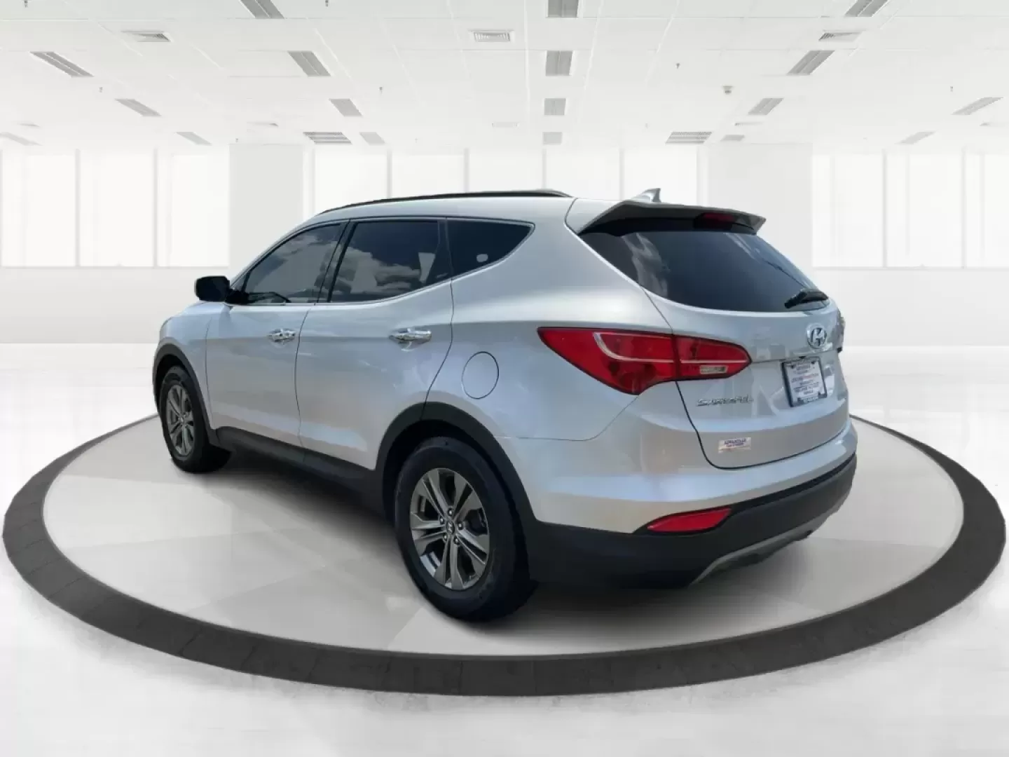 2014 Moonstone Silver Hyundai Santa Fe Sport 2.4 AWD (5XYZUDLB6EG) with an 2.4L L4 DOHC 16V engine, 6-Speed Automatic transmission, located at 8750 N County Rd 25A, Piqua, OH, 45356, (937) 908-9800, 40.164391, -84.232513 - Photo#4