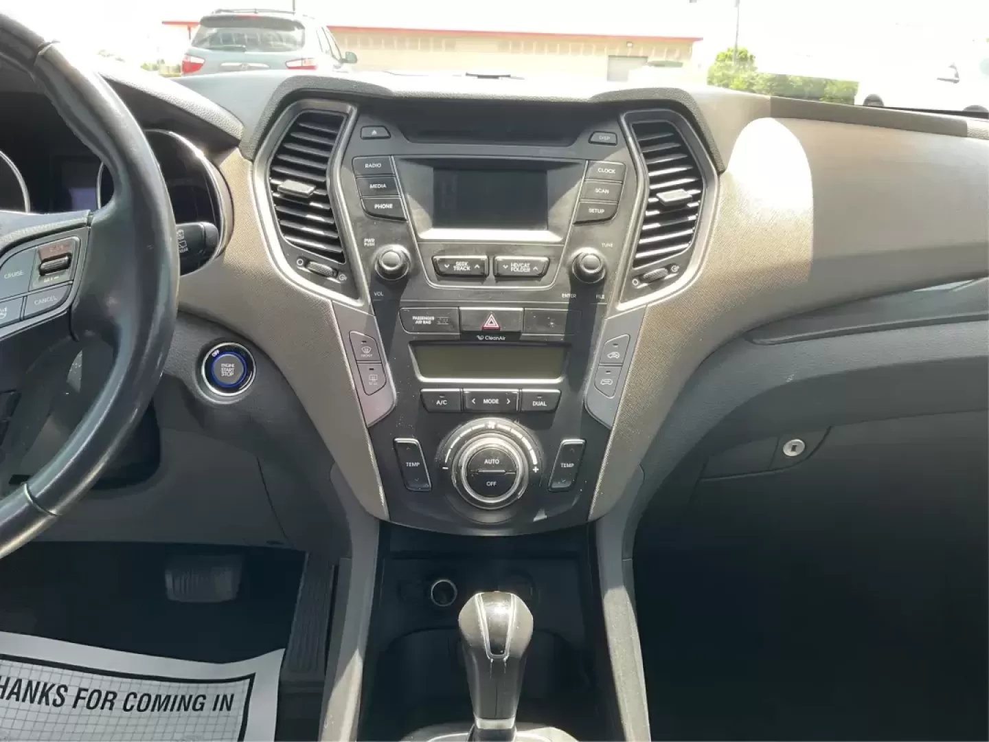 2014 Moonstone Silver Hyundai Santa Fe Sport 2.4 AWD (5XYZUDLB6EG) with an 2.4L L4 DOHC 16V engine, 6-Speed Automatic transmission, located at 8750 N County Rd 25A, Piqua, OH, 45356, (937) 908-9800, 40.164391, -84.232513 - Photo#11