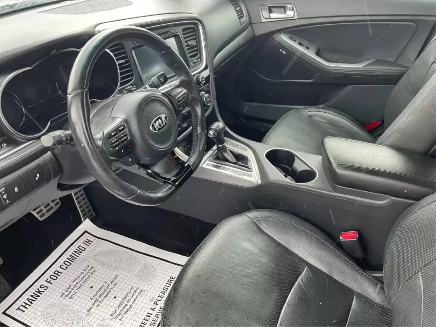 2014 Kia Optima SX Turbo (5XXGR4A63EG) with an Theta II 2L I-4 gasoline direct injection engine, located at 1951 S Dayton Lakeview Rd., New Carlisle, OH, 45344, (937) 908-9800, 39.890999, -84.050255 - Photo#8