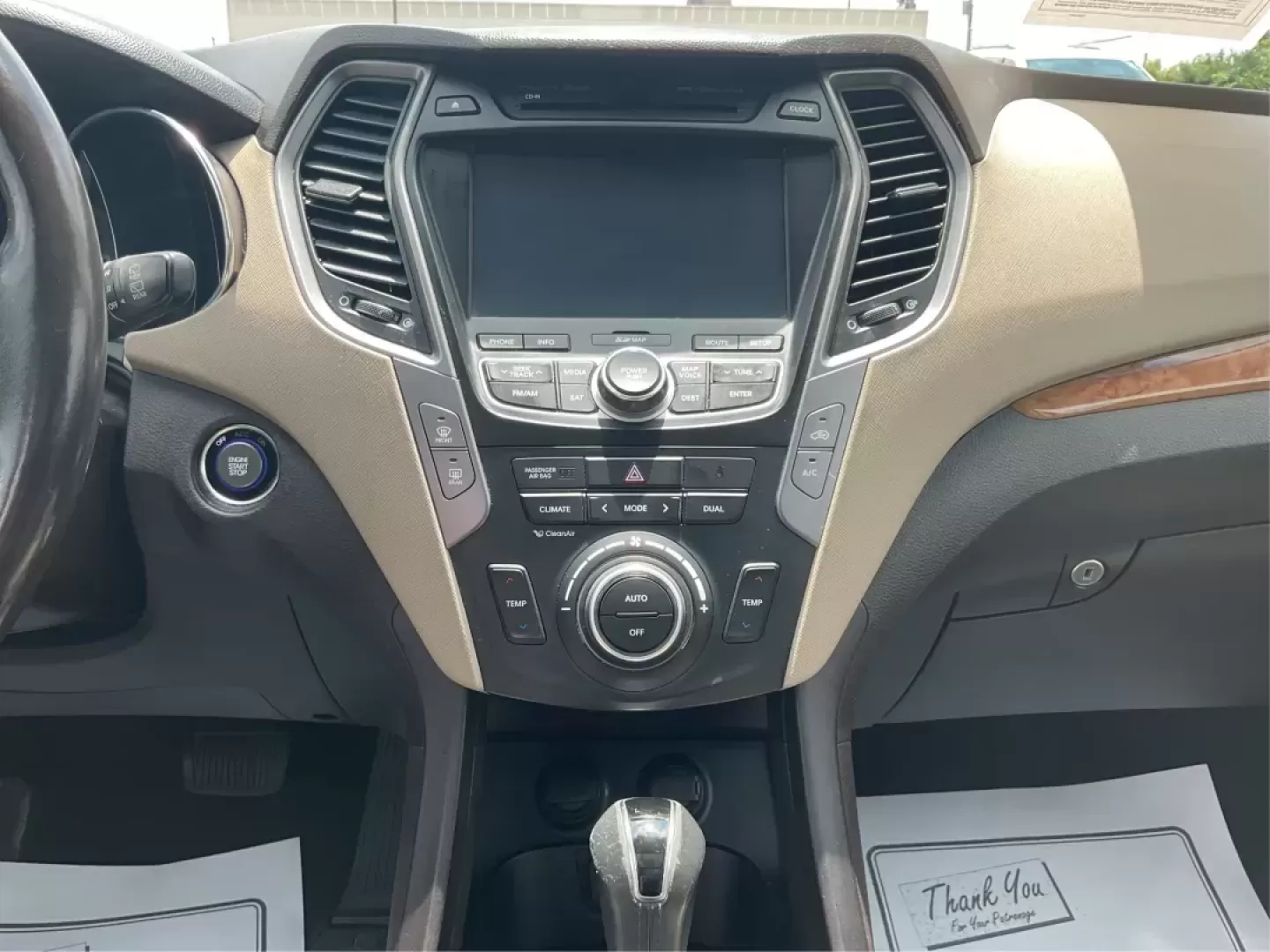 2015 Hyundai Santa Fe Sport 2.4L (5XYZUDLB2FG) with an Theta II 2.4L I-4 gasoline direct injection engine, located at 8750 N County Rd 25A, Piqua, OH, 45356, (937) 908-9800, 40.164391, -84.232513 - Photo#12