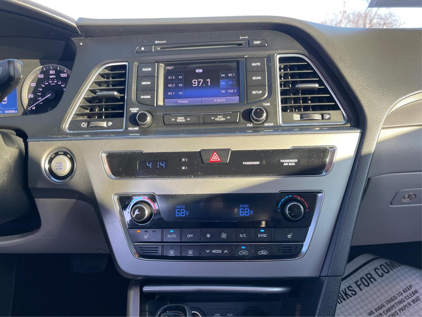 2015 Hyundai Sonata Sport (5NPE34AF6FH) with an 2.4L L4 DOHC 16V engine, 6-Speed Automatic transmission, located at 1951 S Dayton Lakeview Rd., New Carlisle, OH, 45344, (937) 908-9800, 39.890999, -84.050255 - Photo#11