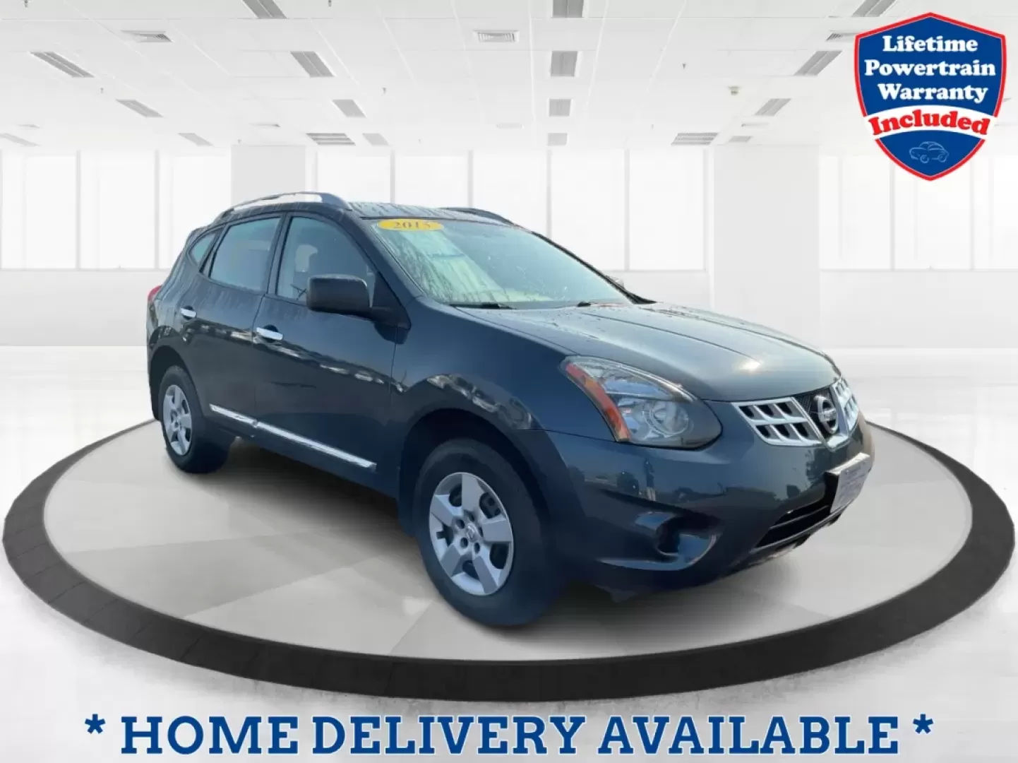 2015 Nissan Rogue S (JN8AS5MV3FW) with an 2.5L I-4 DOHC engine, located at 1099 N County Rd 25A , Troy, OH, 45373, (937) 908-9800, 40.057079, -84.212883 - Photo#0