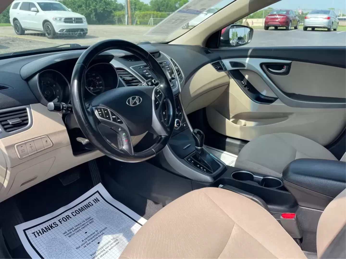 2016 Hyundai Elantra Value Edition (5NPDH4AE8GH) with an Nu 1.8L I-4 DOHC engine, located at 1099 N County Rd 25A , Troy, OH, 45373, (937) 908-9800, 40.057079, -84.212883 - Photo#8