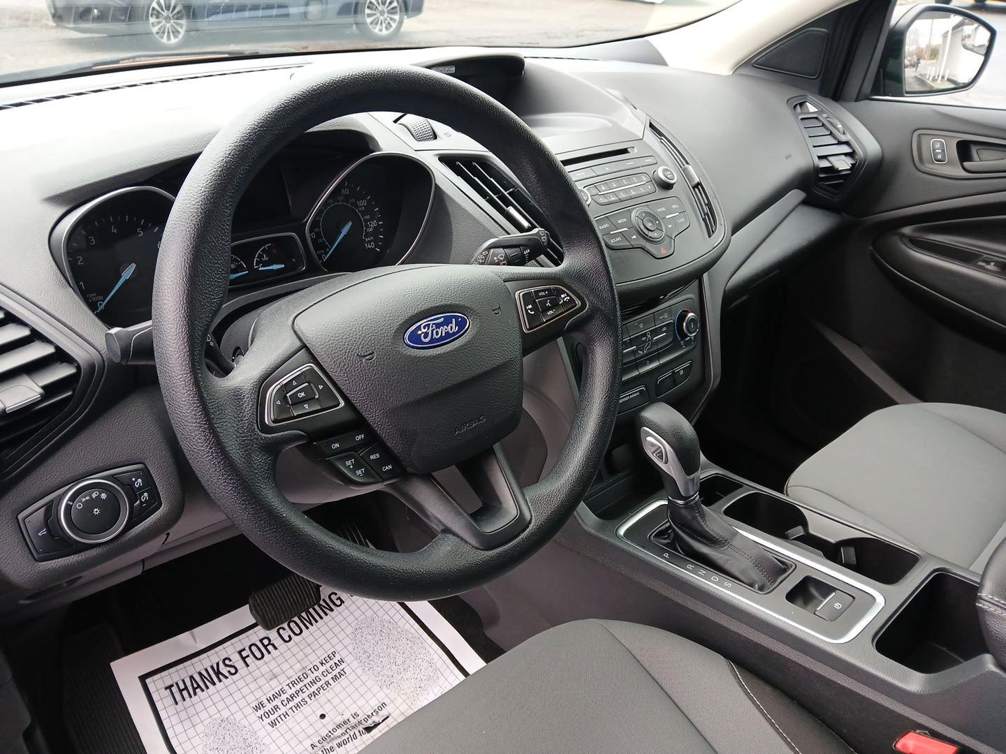 2017 Ford Escape S FWD (1FMCU0F77HU) with an 2.5L L4 DOHC 16V engine, 6-Speed Automatic transmission, located at 1230 East Main St, Xenia, OH, 45385, (937) 908-9800, 39.688026, -83.910172 - Photo#8