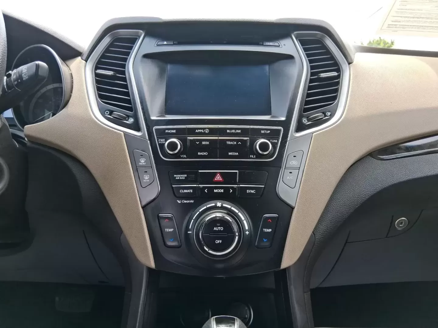 2017 Hyundai Santa Fe 2.4L (5XYZUDLB0HG) with an Theta II 2.4L I-4 gasoline direct injection engine, located at 1230 East Main St, Xenia, OH, 45385, (937) 908-9800, 39.688026, -83.910172 - Photo#13