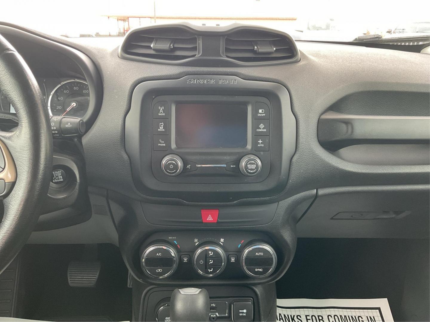 2017 Jeep Renegade Latitude 4x4 (ZACCJBBB3HP) with an MultiAir 1.4L I-4 variable valve control engine, located at 1184 Kauffman Ave, Fairborn, OH, 45324, (937) 908-9800, 39.807072, -84.030914 - Photo#11