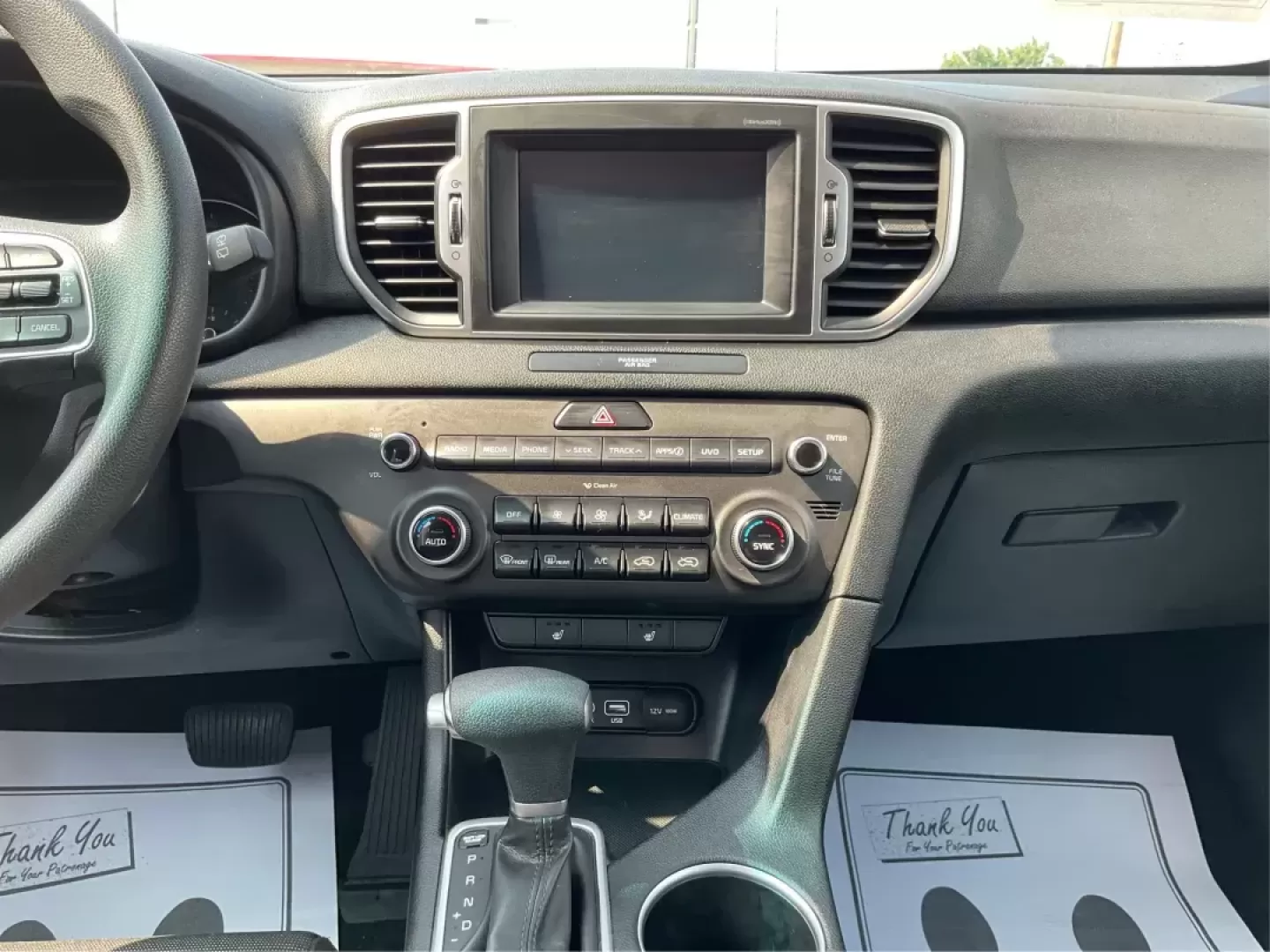 2017 Kia Sportage LX (KNDPMCAC7H7) with an Theta II 2.4L I-4 gasoline direct injection engine, located at 880 E. National Road, Vandalia, OH, 45377, (937) 908-9800, 39.891918, -84.183594 - Photo#12