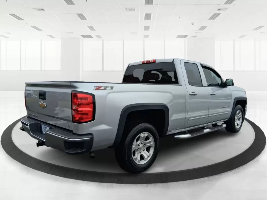2015 Silver Chevrolet Silverado 1500 LT Double Cab 4WD (1GCVKREC6FZ) with an 5.3L V8 OHV 16V engine, 6-Speed Automatic transmission, located at 1951 S Dayton Lakeview Rd., New Carlisle, OH, 45344, (937) 908-9800, 39.890999, -84.050255 - Picture your next weekend: you've got a project list to tackle, a trailer to hook up, and a quick escape planned after work-maybe a run out toward Springfield or a backroad cruise near the Mad River. If you need a truck that fits real life in Clark County, this **2015 Chevrolet Silverado 1500 LT Dou - Photo#2