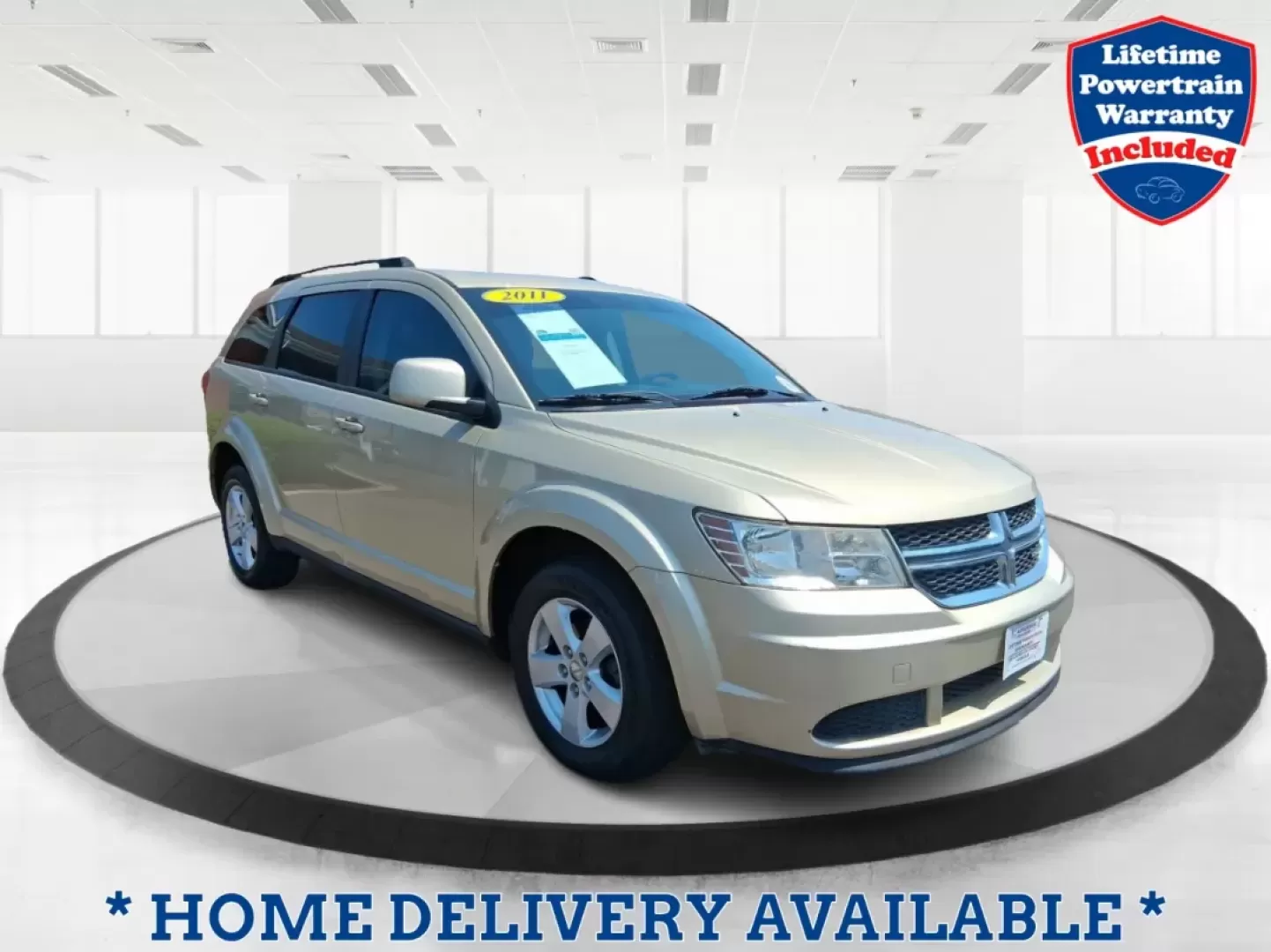 2011 White Gold Dodge Journey Mainstreet (3D4PG1FG9BT) with an 3.6L V6 DOHC 24V engine, 6-Speed Automatic transmission, located at 4508 South Dixie Dr, Moraine, OH, 45439, (937) 908-9800, 39.689976, -84.218452 - Are you in search of a versatile SUV that fits seamlessly into your active lifestyle? Look no further than this 2011 Dodge Journey Mainstreet, available now at Advantage Car and Credit - Moraine, located at 4508 South Dixie Dr, Moraine, OH 45439. This spacious and well-equipped SUV is not just a veh - Photo#0