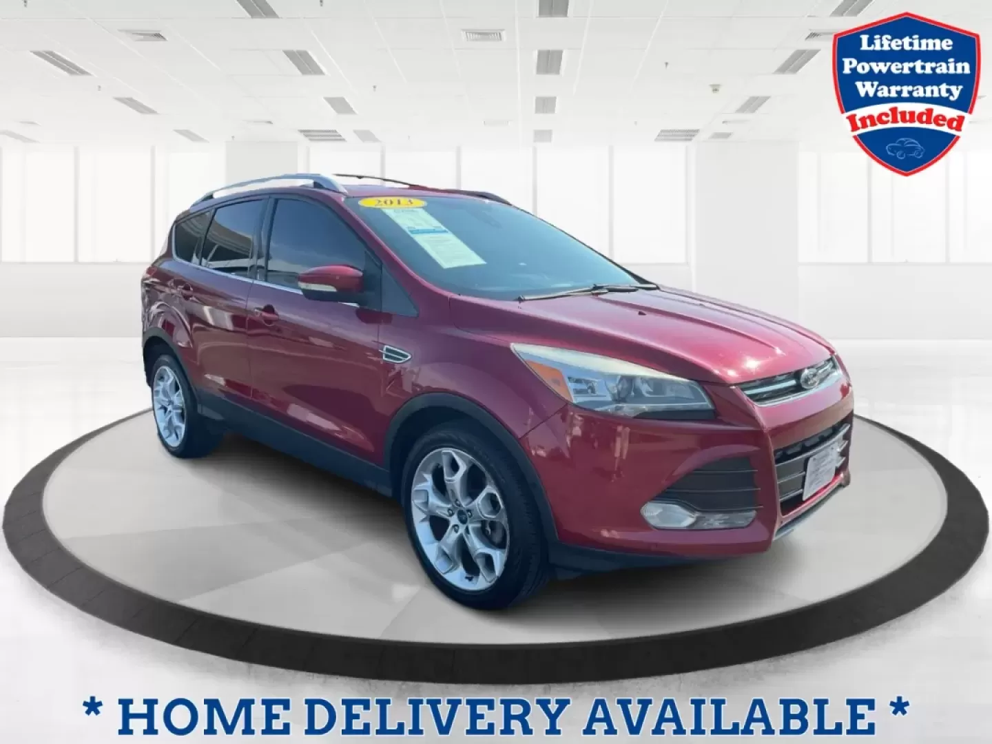 2013 Ruby Red Metallic Tinted Ford Escape Titanium 4WD (1FMCU9J92DU) with an 2.0L L4 DOHC 16V engine, 6-Speed Automatic transmission, located at 4508 South Dixie Dr, Moraine, OH, 45439, (937) 908-9800, 39.689976, -84.218452 - **Discover Your Next Adventure with the 2013 Ford Escape Titanium 4WD!**<br /> <br /> Looking for a reliable SUV that fits your adventurous lifestyle? The 2013 Ford Escape Titanium 4WD is perfect for those who love weekend getaways, family road trips, or tackling daily commutes with style and comfor - Photo#0