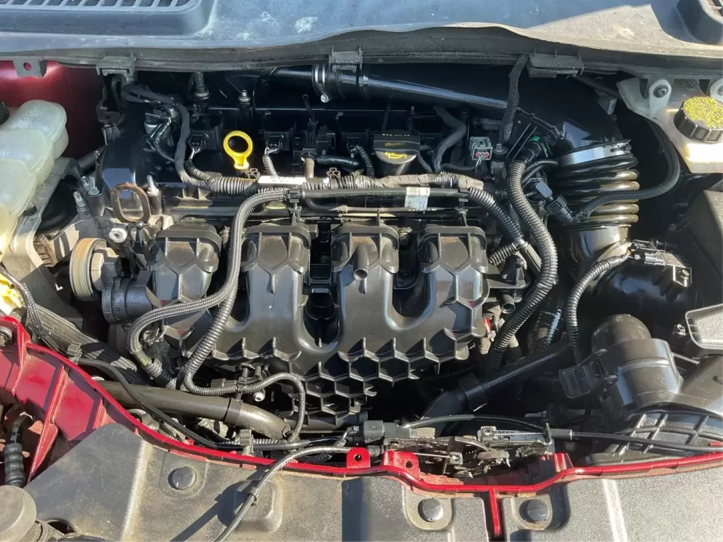 2013 Ruby Red Metallic Tinted Ford Escape Titanium 4WD (1FMCU9J92DU) with an 2.0L L4 DOHC 16V engine, 6-Speed Automatic transmission, located at 4508 South Dixie Dr, Moraine, OH, 45439, (937) 908-9800, 39.689976, -84.218452 - **Discover Your Next Adventure with the 2013 Ford Escape Titanium 4WD!**<br /> <br /> Looking for a reliable SUV that fits your adventurous lifestyle? The 2013 Ford Escape Titanium 4WD is perfect for those who love weekend getaways, family road trips, or tackling daily commutes with style and comfor - Photo#11
