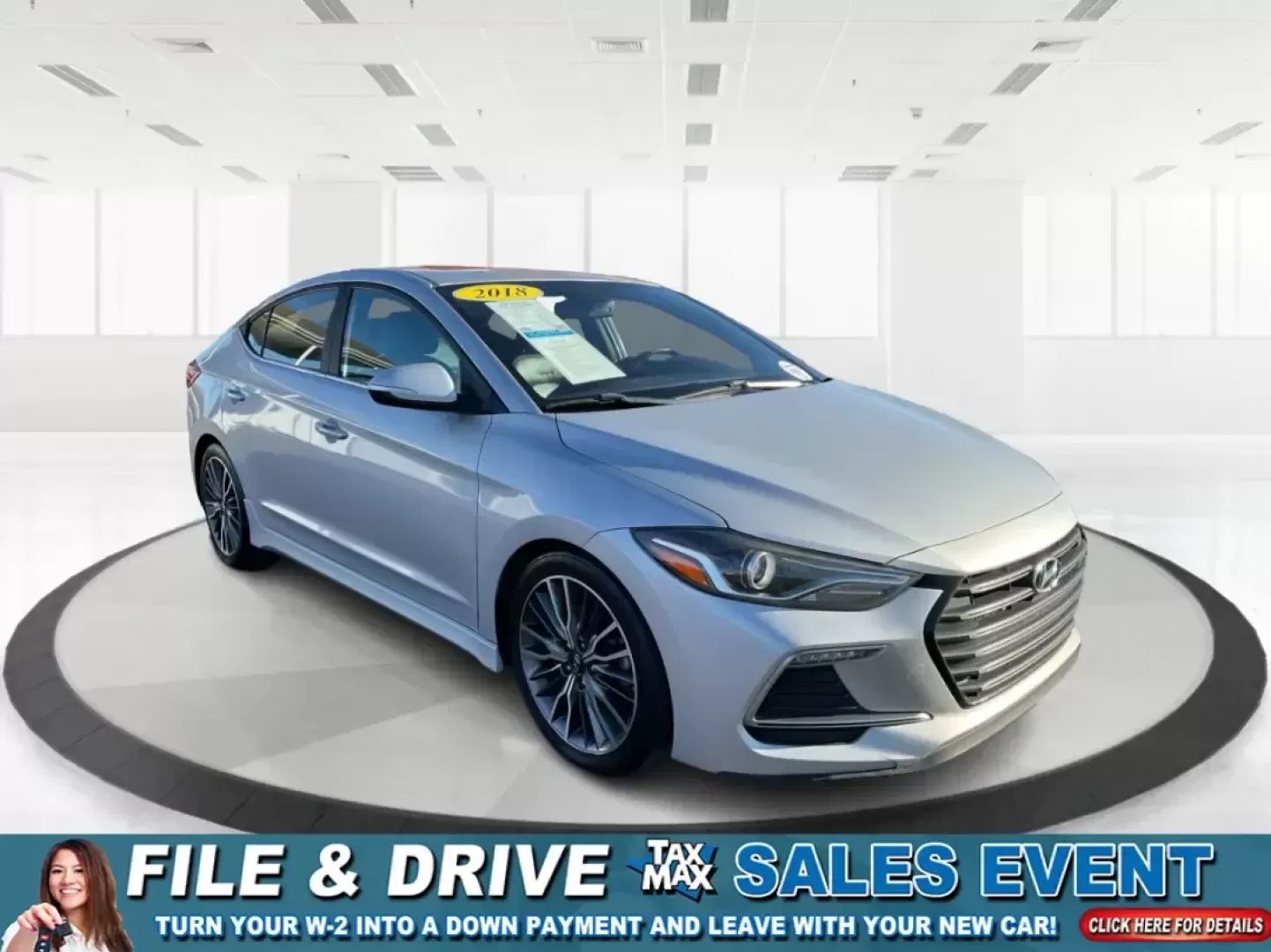 2018 Hyundai Elantra Sport (KMHD04LB6JU) with an 1.6L I-4 gasoline direct injection engine, 6A transmission, located at 4508 South Dixie Dr, Moraine, OH, 45439, (937) 908-9800, 39.689976, -84.218452 - ### Elevate Your Daily Commute with the 2018 Hyundai Elantra Sport at Advantage Car and Credit!<br /> <br /> Are you ready to enhance your daily life with a reliable vehicle that balances performance, comfort, and style? Look no further than the stunning 2018 Hyundai Elantra Sport, available now at - Photo#0