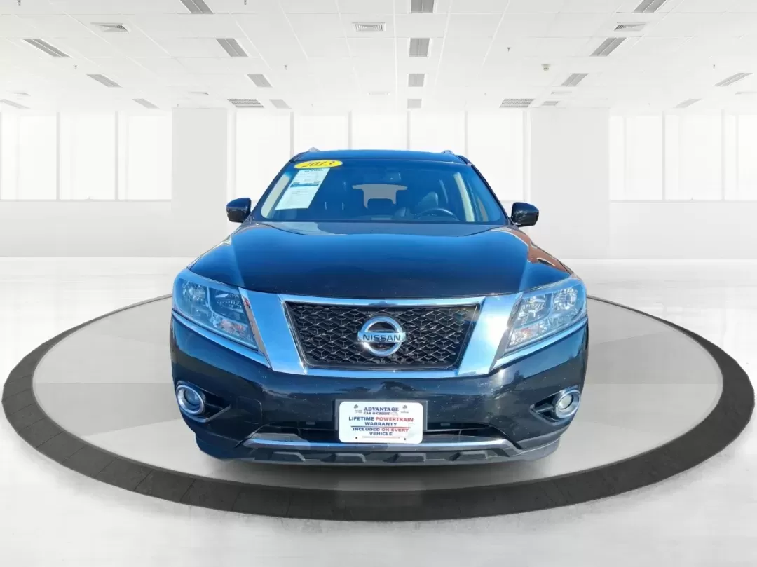 2013 Super Black Nissan Pathfinder Platinum 4WD (5N1AR2MMXDC) with an 3.5L V6 DOHC 24V engine, Continuously Variable Transmission transmission, located at 401 Woodman Dr, Riverside, OH, 45431, (937) 908-9800, 39.760899, -84.123421 - Picture your next weekend: the kids loaded up for a day at the National Museum of the U.S. Air Force, a cooler in the back for a picnic at Riverscape MetroPark, and plenty of room for friends or gear-without feeling cramped on I675 or Route 35. This 2013 Nissan Pathfinder Platinum 4WD is built for r - Photo#5