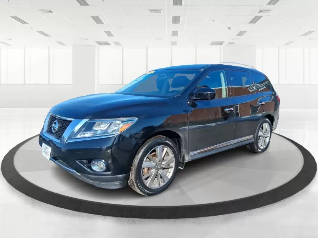 2013 Super Black Nissan Pathfinder Platinum 4WD (5N1AR2MMXDC) with an 3.5L V6 DOHC 24V engine, Continuously Variable Transmission transmission, located at 401 Woodman Dr, Riverside, OH, 45431, (937) 908-9800, 39.760899, -84.123421 - Picture your next weekend: the kids loaded up for a day at the National Museum of the U.S. Air Force, a cooler in the back for a picnic at Riverscape MetroPark, and plenty of room for friends or gear-without feeling cramped on I675 or Route 35. This 2013 Nissan Pathfinder Platinum 4WD is built for r - Photo#7