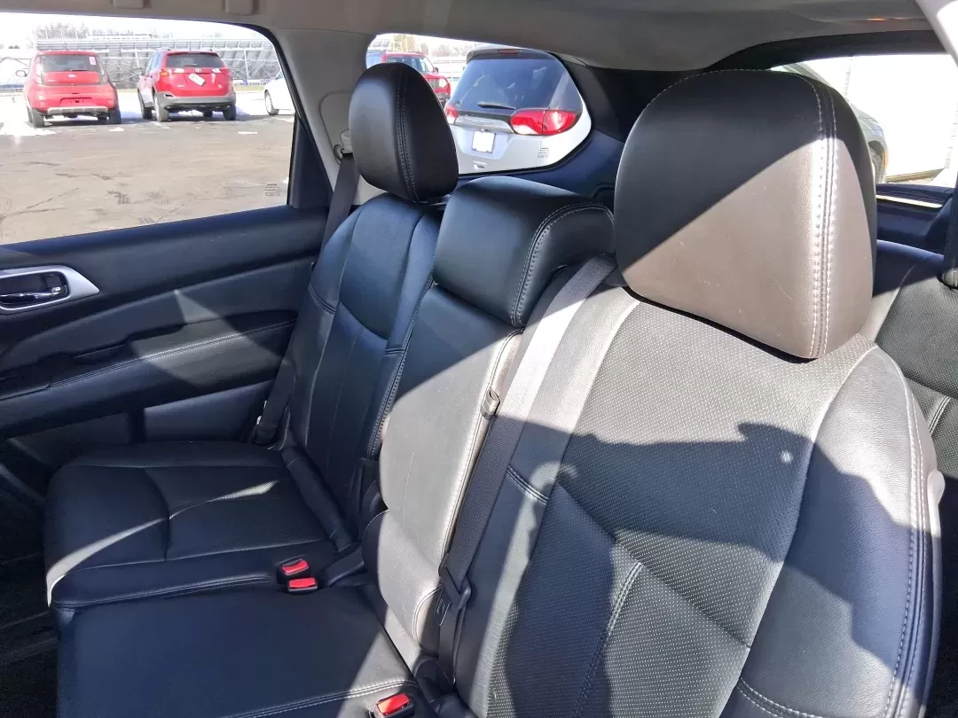 2013 Super Black Nissan Pathfinder Platinum 4WD (5N1AR2MMXDC) with an 3.5L V6 DOHC 24V engine, Continuously Variable Transmission transmission, located at 401 Woodman Dr, Riverside, OH, 45431, (937) 908-9800, 39.760899, -84.123421 - Picture your next weekend: the kids loaded up for a day at the National Museum of the U.S. Air Force, a cooler in the back for a picnic at Riverscape MetroPark, and plenty of room for friends or gear-without feeling cramped on I675 or Route 35. This 2013 Nissan Pathfinder Platinum 4WD is built for r - Photo#9