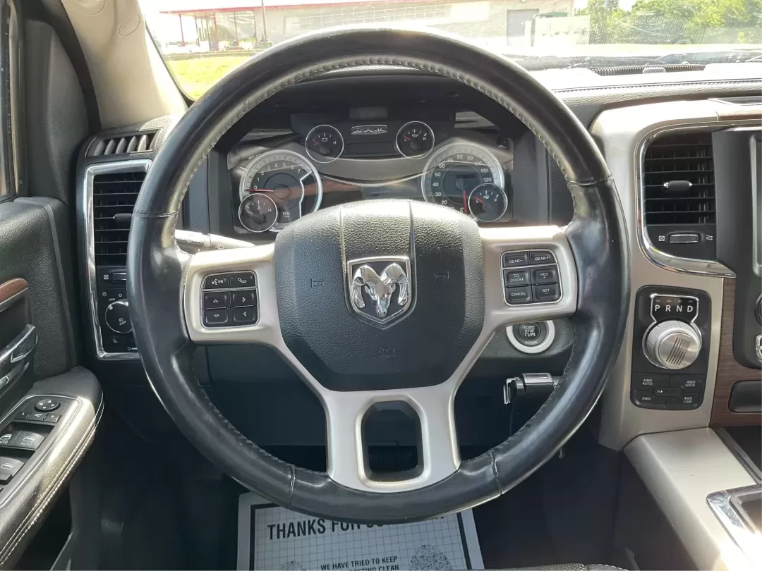 2015 Ram 1500 Laramie Crew Cab SWB 4WD (1C6RR7NT7FS) with an 5.7L V8 OHV 16V engine, 8-Speed Automatic transmission, located at 1230 East Main St, Xenia, OH, 45385, (937) 908-9800, 39.688026, -83.910172 - **Unlock Your Weekend Adventures with the 2015 Ram 1500 Laramie Crew Cab 4WD at Jamestown Auto Sales!**<br /> <br /> Are you ready to elevate your lifestyle with a vehicle that combines power, comfort, and versatility? Look no further than this 2015 Ram 1500 Laramie Crew Cab SWB, the ultimate truck - Photo#16