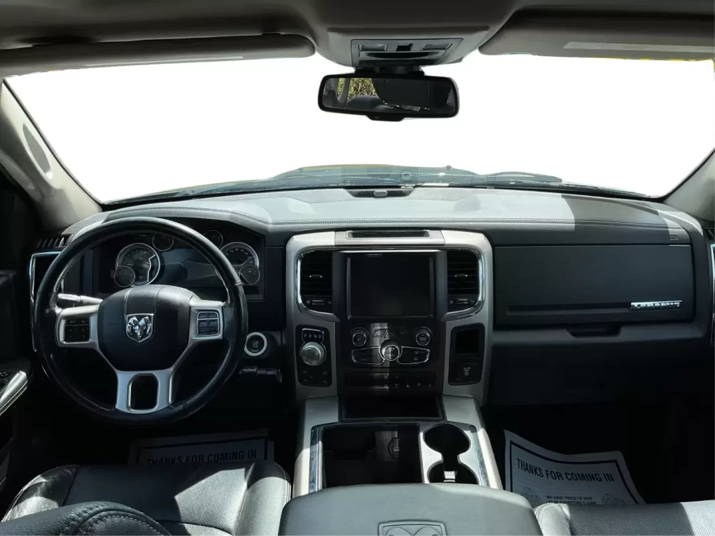 2015 Ram 1500 Laramie Crew Cab SWB 4WD (1C6RR7NT7FS) with an 5.7L V8 OHV 16V engine, 8-Speed Automatic transmission, located at 1230 East Main St, Xenia, OH, 45385, (937) 908-9800, 39.688026, -83.910172 - 2015 Ram 1500 Laramie Crew Cab SWB 4WD - Photo#21