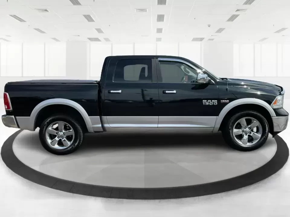 2015 Ram 1500 Laramie Crew Cab SWB 4WD (1C6RR7NT7FS) with an 5.7L V8 OHV 16V engine, 8-Speed Automatic transmission, located at 880 E. National Road, Vandalia, OH, 45377, (937) 908-9800, 39.891918, -84.183594 - **Unlock Your Weekend Adventures with the 2015 Ram 1500 Laramie Crew Cab 4WD at Jamestown Auto Sales!**<br /> <br /> Are you ready to elevate your lifestyle with a vehicle that combines power, comfort, and versatility? Look no further than this 2015 Ram 1500 Laramie Crew Cab SWB, the ultimate truck - Photo#1