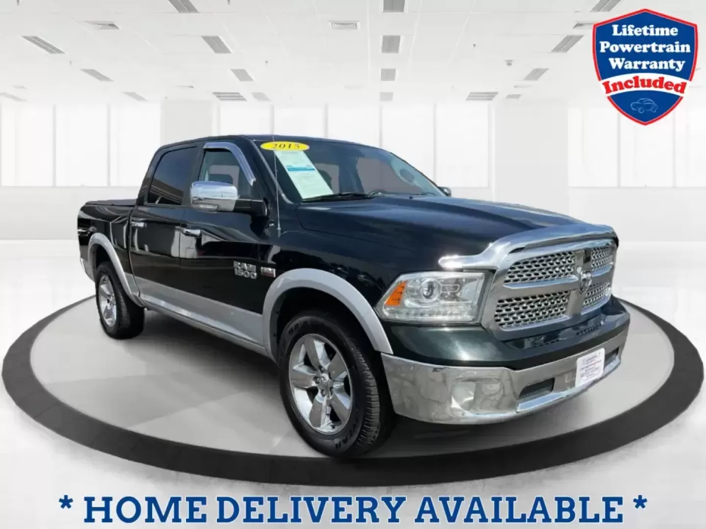 2015 Ram 1500 Laramie Crew Cab SWB 4WD (1C6RR7NT7FS) with an 5.7L V8 OHV 16V engine, 8-Speed Automatic transmission, located at 1184 Kauffman Ave, Fairborn, OH, 45324, (937) 908-9800, 39.807072, -84.030914 - **Unlock Your Weekend Adventures with the 2015 Ram 1500 Laramie Crew Cab 4WD at Jamestown Auto Sales!**<br /> <br /> Are you ready to elevate your lifestyle with a vehicle that combines power, comfort, and versatility? Look no further than this 2015 Ram 1500 Laramie Crew Cab SWB, the ultimate truck - Photo#0