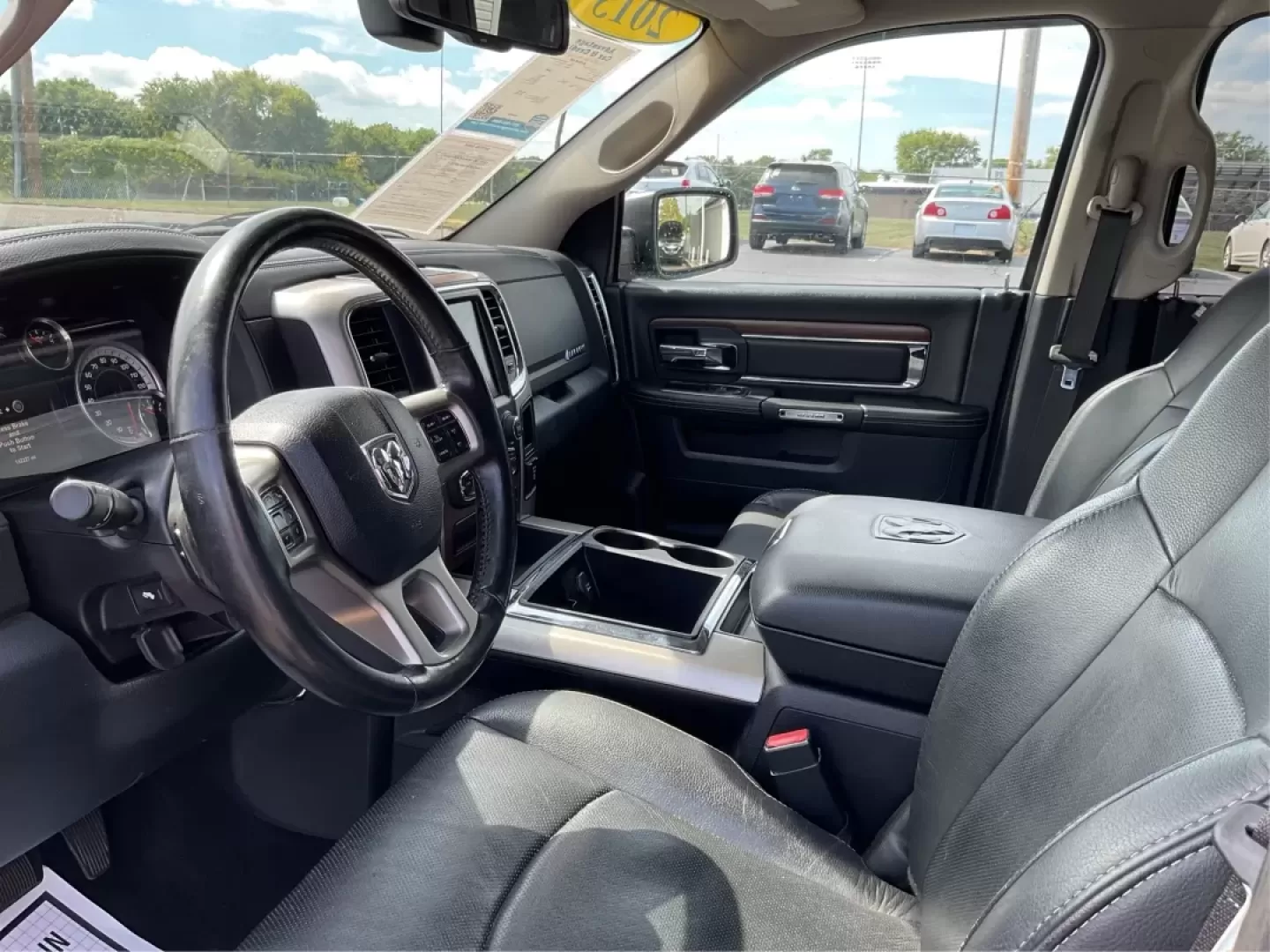 2015 Ram 1500 Laramie Crew Cab SWB 4WD (1C6RR7NT7FS) with an 5.7L V8 OHV 16V engine, 8-Speed Automatic transmission, located at 1951 S Dayton Lakeview Rd., New Carlisle, OH, 45344, (937) 908-9800, 39.890999, -84.050255 - **Unlock Your Weekend Adventures with the 2015 Ram 1500 Laramie Crew Cab 4WD at Jamestown Auto Sales!**<br /> <br /> Are you ready to elevate your lifestyle with a vehicle that combines power, comfort, and versatility? Look no further than this 2015 Ram 1500 Laramie Crew Cab SWB, the ultimate truck - Photo#9