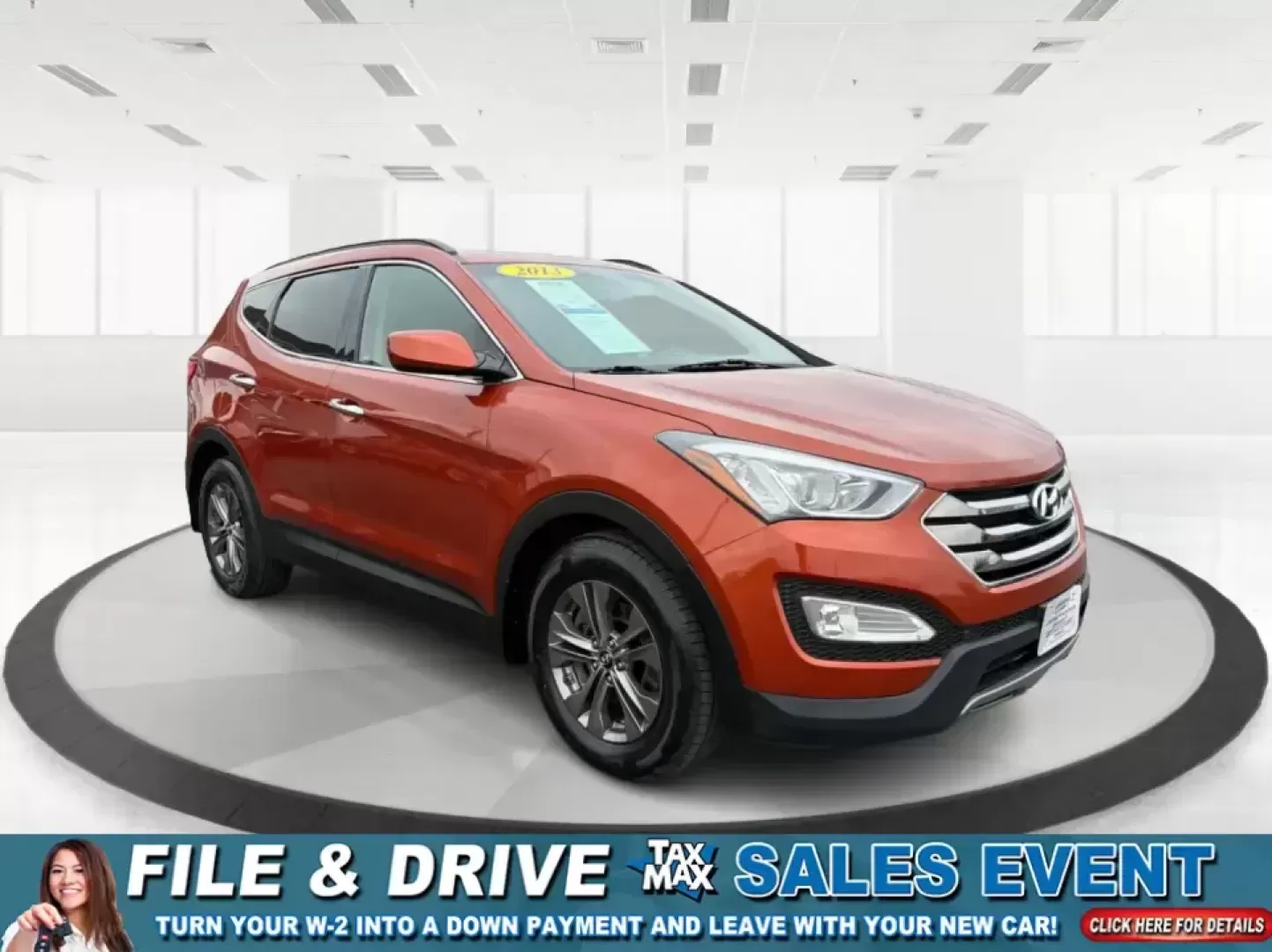 2013 Hyundai Santa Fe Sport 2.4 AWD (5XYZUDLB7DG) with an 2.4L L4 DOHC 16V engine, 6-Speed Automatic transmission, located at 401 Woodman Dr, Riverside, OH, 45431, (937) 908-9800, 39.760899, -84.123421 - **Experience the Freedom of Adventure with the 2013 Hyundai Santa Fe Sport AWD at Advantage Car and Credit - Riverside!**<br /> <br /> Are you ready to elevate your family's adventures or tackle your daily commutes with style and comfort? The 2013 Hyundai Santa Fe Sport 2.4 AWD is the perfect vehicl - Photo#0