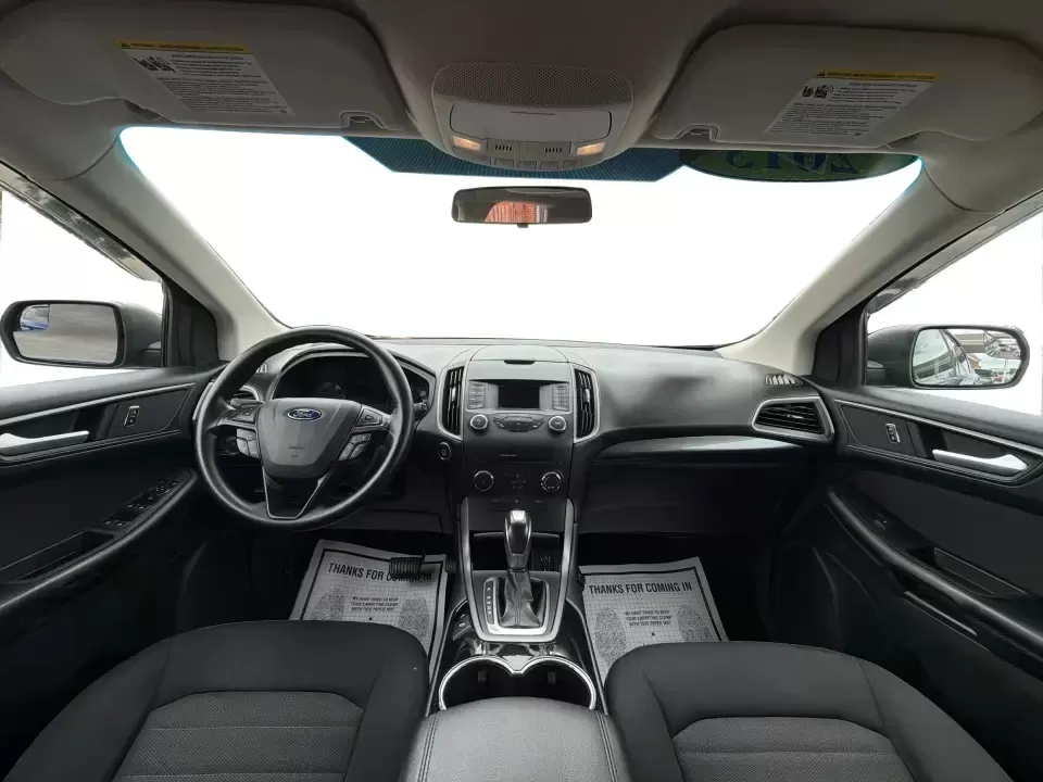 2015 Ford Edge SE FWD (2FMTK3G98FB) with an 2.0L L4 DOHC 16V engine, 6-Speed Automatic transmission, located at 8750 N County Rd 25A, Piqua, OH, 45356, (937) 908-9800, 40.164391, -84.232513 - Need an SUV that fits real life in the Miami Valley-school drop-offs, a steady commute down I75, and weekend errands that somehow turn into a full cargo load? This 2015 Ford Edge SE FWD is built for everyday versatility, with comfortable seating for five, a roomy cabin, and practical tech that helps- Photo#21