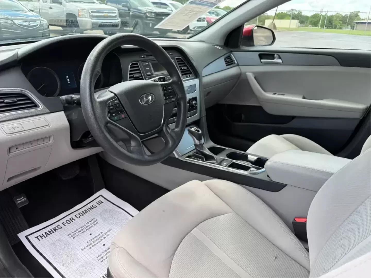 2017 Hyundai Sonata SE (5NPE24AF8HH) with an 2.4L L4 DOHC 16V engine, 7-Speed Automatic transmission, located at 1951 S Dayton Lakeview Rd., New Carlisle, OH, 45344, (937) 908-9800, 39.890999, -84.050255 - Ready for a dependable commuter that still looks sharp pulling into work, school pickup, or a weekend dinner in town? This Scarlet Red 2017 Hyundai Sonata SE is a practical, comfortable sedan that fits real-life schedules in Piqua, Ohio-whether you're cruising up N County Rd 25A, heading toward I75 - Photo#9
