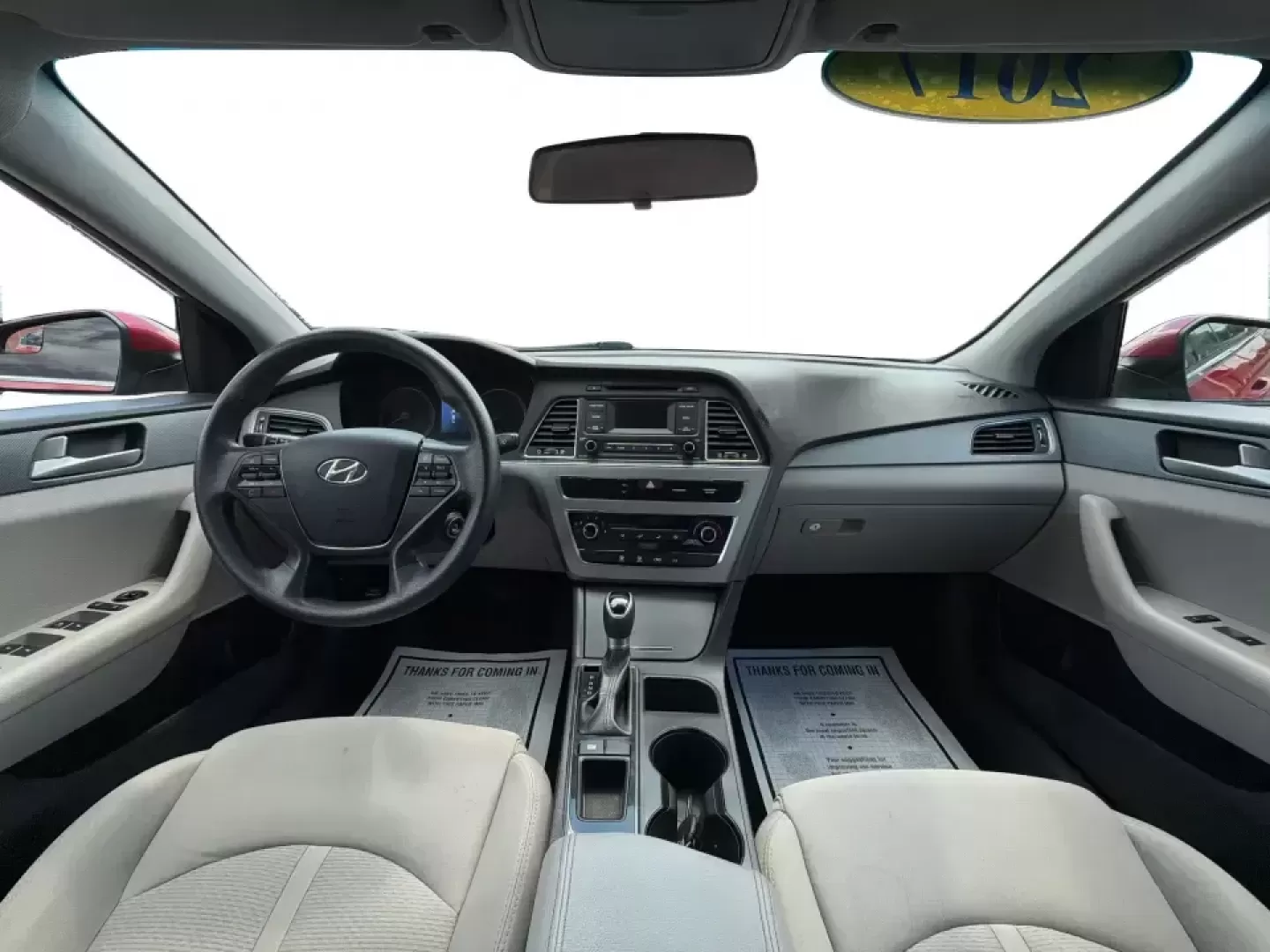 2017 Hyundai Sonata SE (5NPE24AF8HH) with an 2.4L L4 DOHC 16V engine, 7-Speed Automatic transmission, located at 1951 S Dayton Lakeview Rd., New Carlisle, OH, 45344, (937) 908-9800, 39.890999, -84.050255 - Ready for a dependable commuter that still looks sharp pulling into work, school pickup, or a weekend dinner in town? This Scarlet Red 2017 Hyundai Sonata SE is a practical, comfortable sedan that fits real-life schedules in Piqua, Ohio-whether you're cruising up N County Rd 25A, heading toward I75 - Photo#19