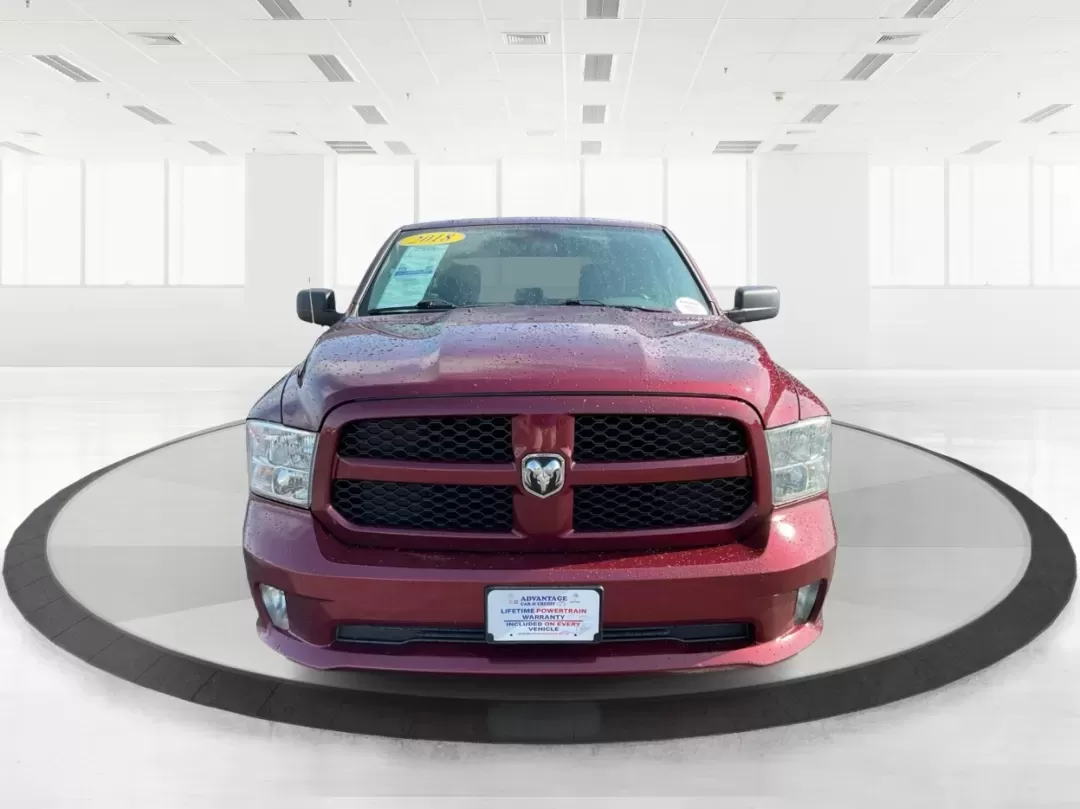 2018 Ram 1500 Express Quad Cab 4x4 6'4 Box (1C6RR7FT8JS) with an Other engine, located at 1184 Kauffman Ave, Fairborn, OH, 45324, (937) 908-9800, 39.807072, -84.030914 - Are you ready to elevate your adventures and tackle any terrain with confidence? The 2018 Ram 1500 Express Quad Cab 4x4 is the ultimate truck for weekend warriors and daily commuters alike, offering the perfect blend of power, versatility, and style. With a striking Delmonico Red Pearlcoat exterior - Photo#7
