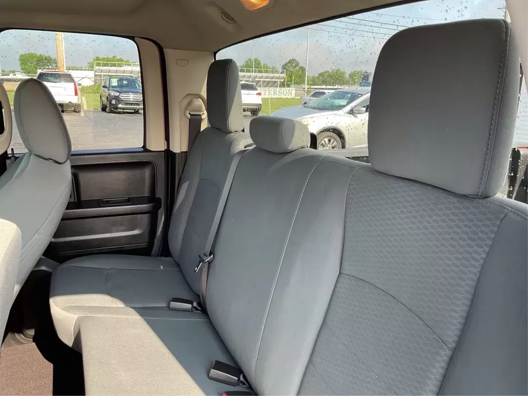 2018 Ram 1500 Express Quad Cab 4x4 6'4 Box (1C6RR7FT8JS) with an Other engine, located at 1184 Kauffman Ave, Fairborn, OH, 45324, (937) 908-9800, 39.807072, -84.030914 - Are you ready to elevate your adventures and tackle any terrain with confidence? The 2018 Ram 1500 Express Quad Cab 4x4 is the ultimate truck for weekend warriors and daily commuters alike, offering the perfect blend of power, versatility, and style. With a striking Delmonico Red Pearlcoat exterior - Photo#10