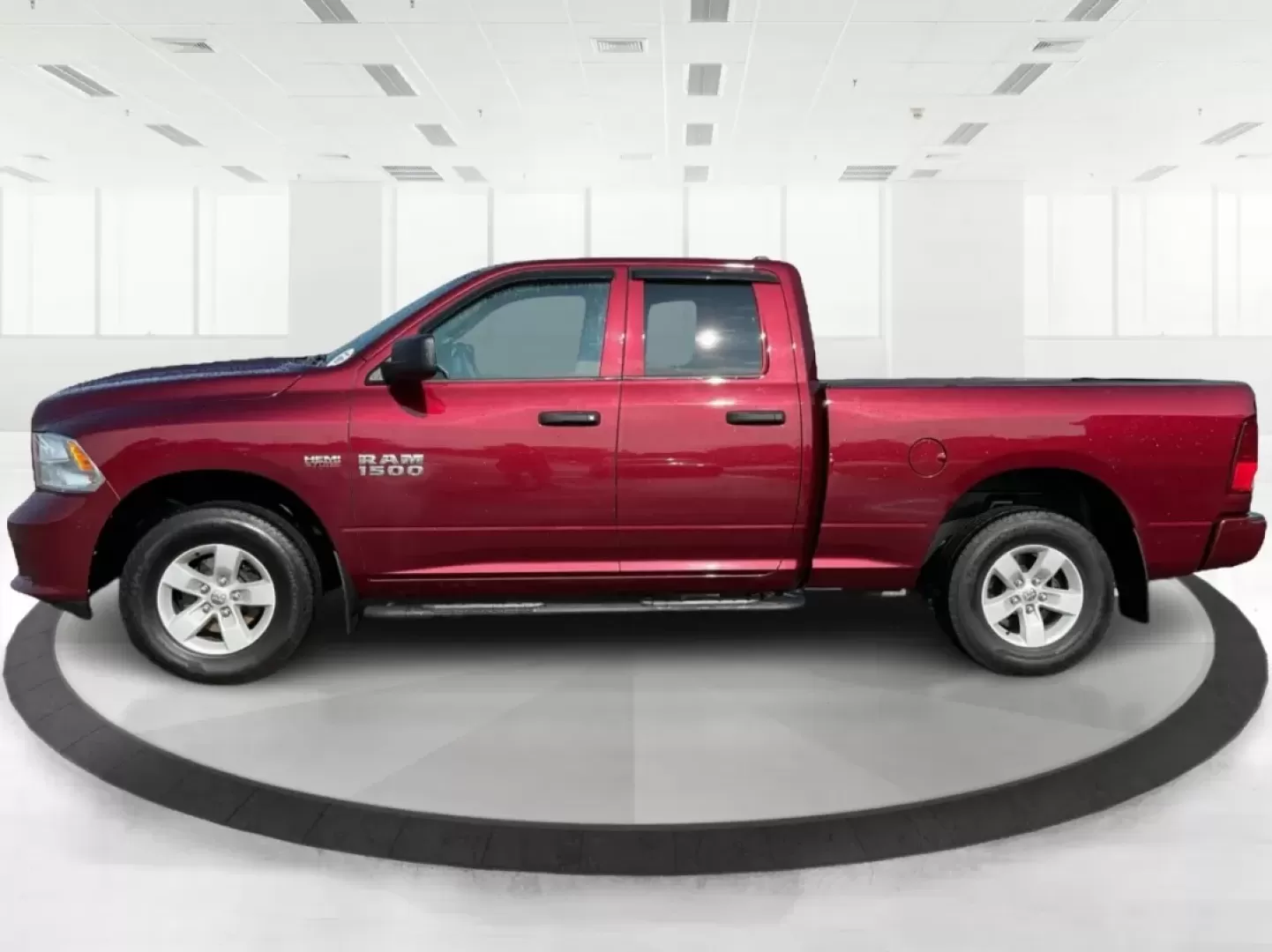 2018 Ram 1500 Express Quad Cab 4x4 6'4 Box (1C6RR7FT8JS) with an Other engine, located at 880 E. National Road, Vandalia, OH, 45377, (937) 908-9800, 39.891918, -84.183594 - Are you ready to elevate your adventures and tackle any terrain with confidence? The 2018 Ram 1500 Express Quad Cab 4x4 is the ultimate truck for weekend warriors and daily commuters alike, offering the perfect blend of power, versatility, and style. With a striking Delmonico Red Pearlcoat exterior - Photo#5
