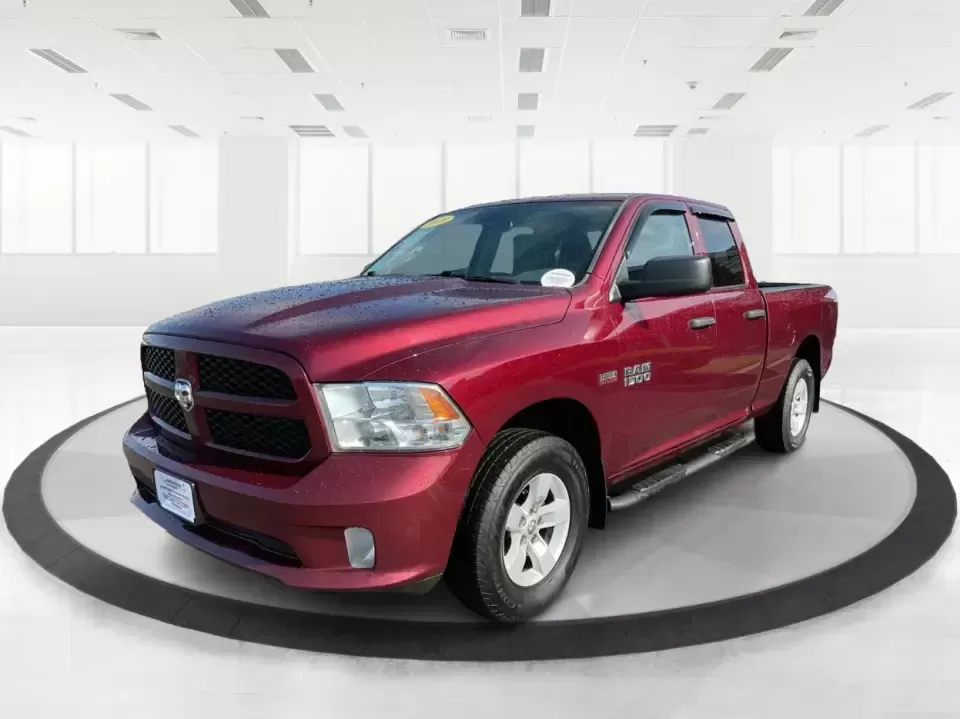2018 Ram 1500 Express Quad Cab 4x4 6'4 Box (1C6RR7FT8JS) with an 5.7L V8 OHV 16V engine, 8A transmission, located at 8750 N County Rd 25A, Piqua, OH, 45356, (937) 908-9800, 40.164391, -84.232513 - Are you ready to elevate your adventures and tackle any terrain with confidence? The 2018 Ram 1500 Express Quad Cab 4x4 is the ultimate truck for weekend warriors and daily commuters alike, offering the perfect blend of power, versatility, and style. With a striking Delmonico Red Pearlcoat exterior - Photo#8