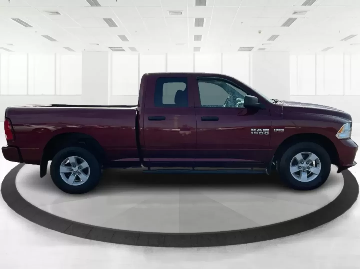 2018 Ram 1500 Express Quad Cab 4x4 6'4 Box (1C6RR7FT8JS) with an Other engine, located at 8750 N County Rd 25A, Piqua, OH, 45356, (937) 908-9800, 40.164391, -84.232513 - Are you ready to elevate your adventures and tackle any terrain with confidence? The 2018 Ram 1500 Express Quad Cab 4x4 is the ultimate truck for weekend warriors and daily commuters alike, offering the perfect blend of power, versatility, and style. With a striking Delmonico Red Pearlcoat exterior - Photo#1