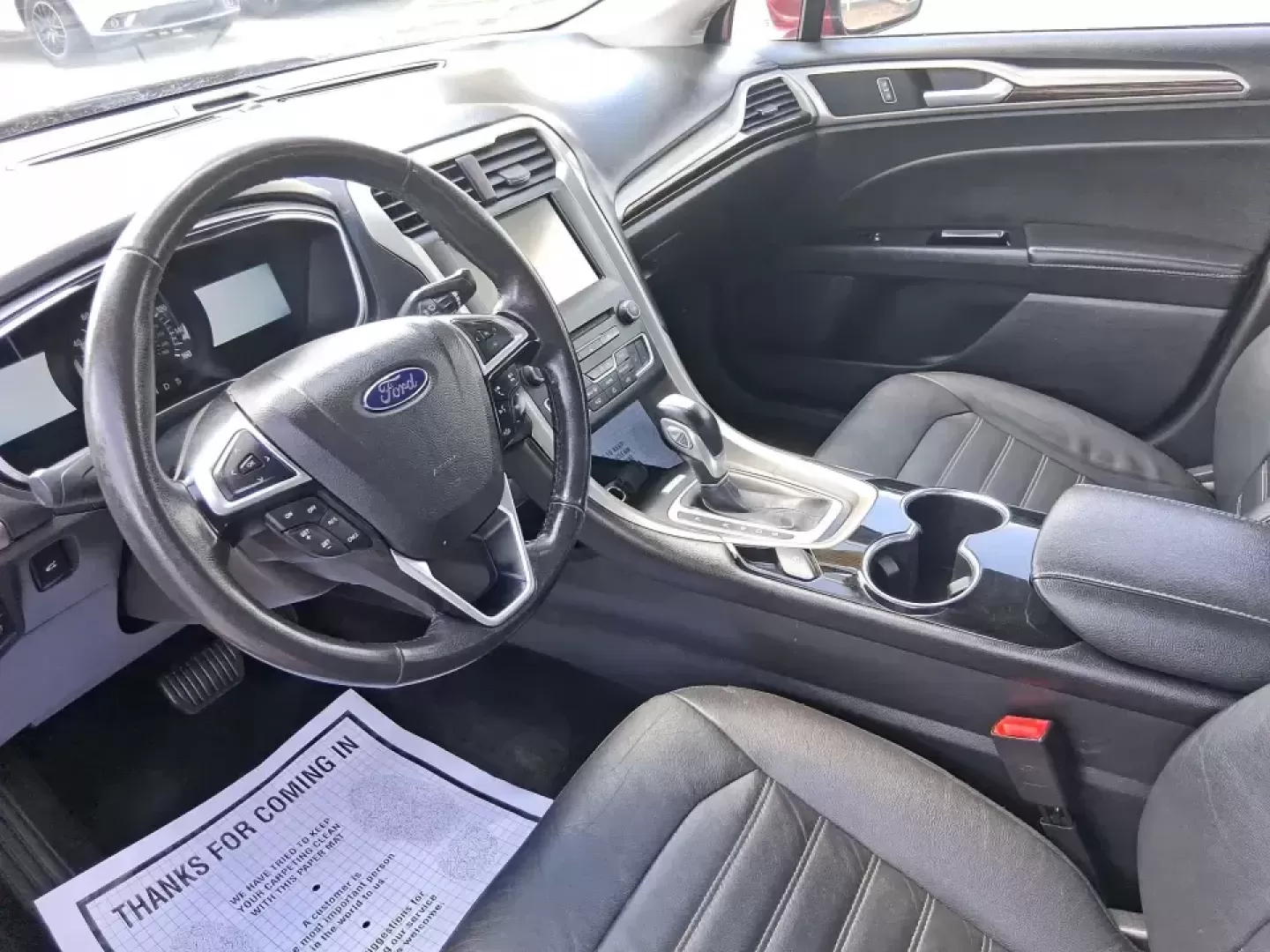 2016 Ford Fusion SE (3FA6P0HD7GR) with an 1.5L L4 DOHC 16V engine, 6-Speed Automatic transmission, located at 1099 N County Rd 25A , Troy, OH, 45373, (937) 908-9800, 40.057079, -84.212883 - Experience the perfect blend of style, comfort, and reliability with this 2016 Ford Fusion SE, available now at Advantage Car and Credit in Fairborn, OH. Whether you're a commuter navigating the busy streets of downtown Fairborn or a growing family looking for a dependable vehicle for your weekend a - Photo#9