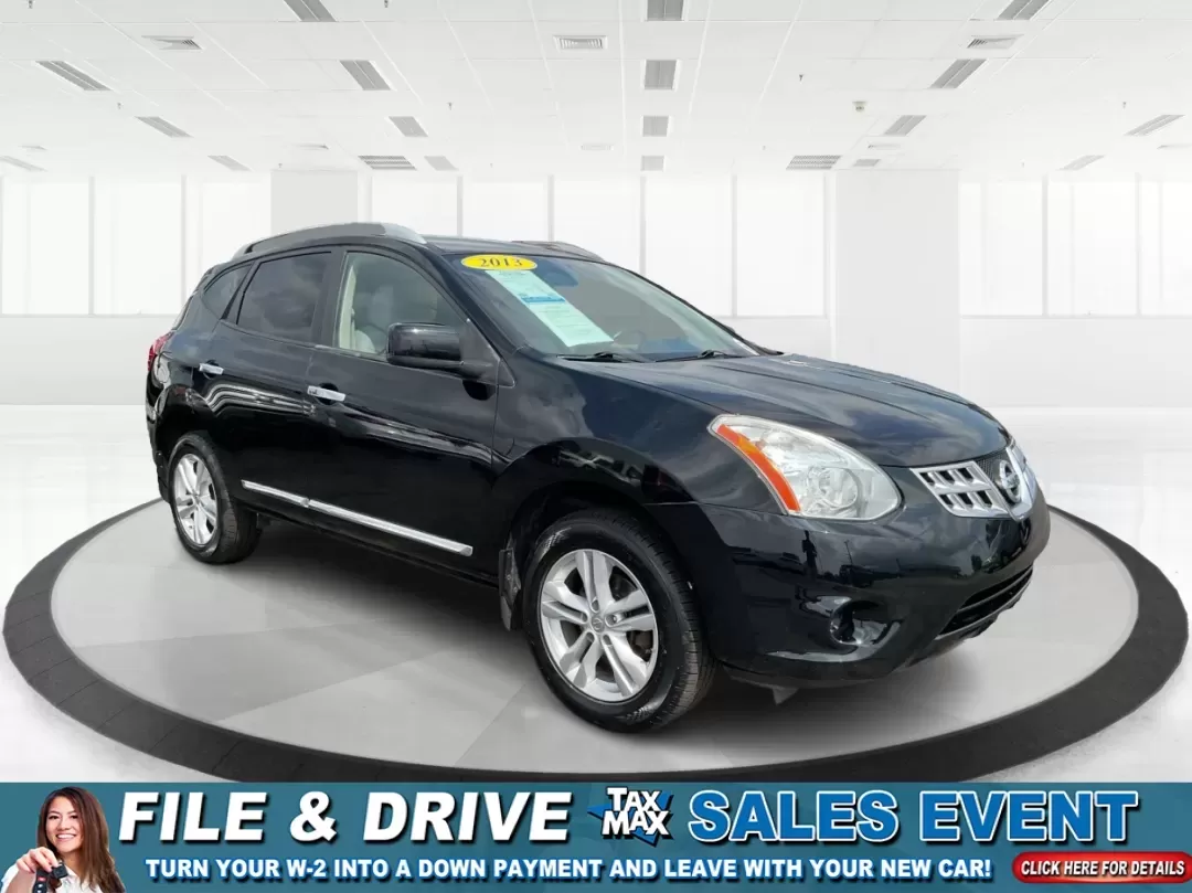 2013 Nissan Rogue SV (JN8AS5MV2DW) with an 2.5L I-4 DOHC engine, Continuously Variable Transmission transmission, located at 1951 S Dayton Lakeview Rd., New Carlisle, OH, 45344, (937) 908-9800, 39.890999, -84.050255 - **Experience Adventure with This 2013 Nissan Rogue SV at Advantage Car and Credit - Piqua!**<br /> <br /> Are you ready to embark on your next road trip or tackle your daily commute with confidence? The 2013 Nissan Rogue SV is perfect for budget-conscious buyers and growing families alike, offering - Photo#0