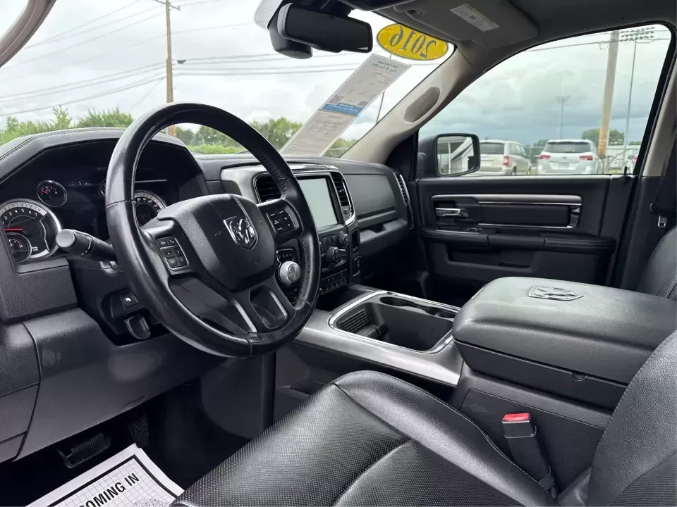 2016 Ram 1500 Sport (1C6RR7MT2GS) with an 5.7L V8 OHV 16V engine, 6A transmission, located at 4508 South Dixie Dr, Moraine, OH, 45439, (937) 908-9800, 39.689976, -84.218452 - **Unleash Your Adventurous Spirit with the 2016 Ram 1500 Sport!**<br /> <br /> Are you ready to elevate your driving experience? Whether you're navigating the daily grind of your commute, transporting the kids to soccer practice, or gearing up for a weekend adventure, the 2016 Ram 1500 Sport is desi - Photo#9