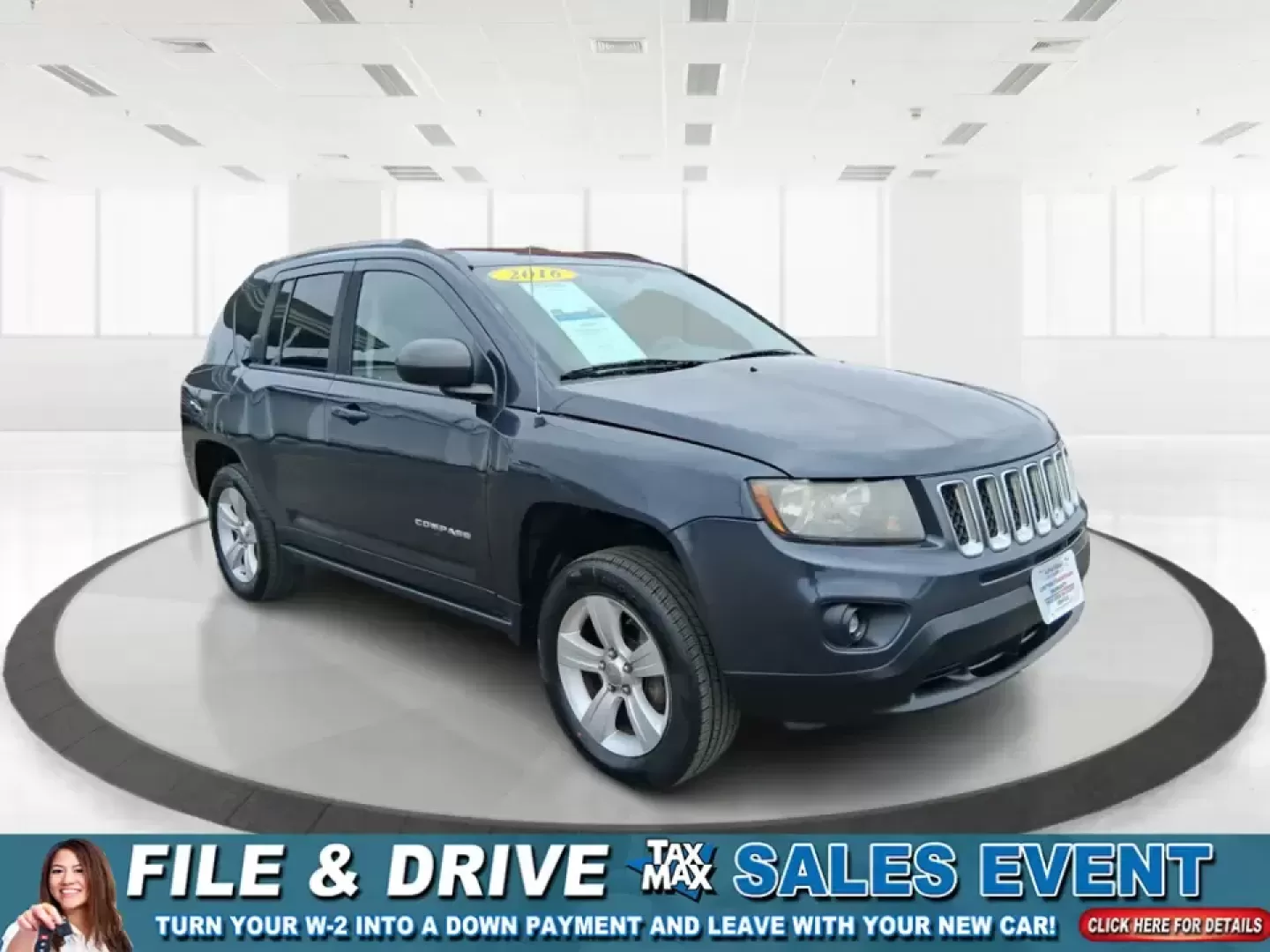 2016 Jeep Compass Sport (1C4NJDBB8GD) with an 2.4L I-4 DOHC engine, Automatic transmission, located at 1099 N County Rd 25A , Troy, OH, 45373, (937) 908-9800, 40.057079, -84.212883 - **Unleash Your Adventurous Spirit with the 2016 Jeep Compass Sport Perfect for Weekend Getaways!**<br /> <br /> Are you ready to elevate your outdoor adventures? The 2016 Jeep Compass Sport is your ticket to exploring the rugged terrains while keeping comfort and style at the forefront. Perfect for - Photo#0