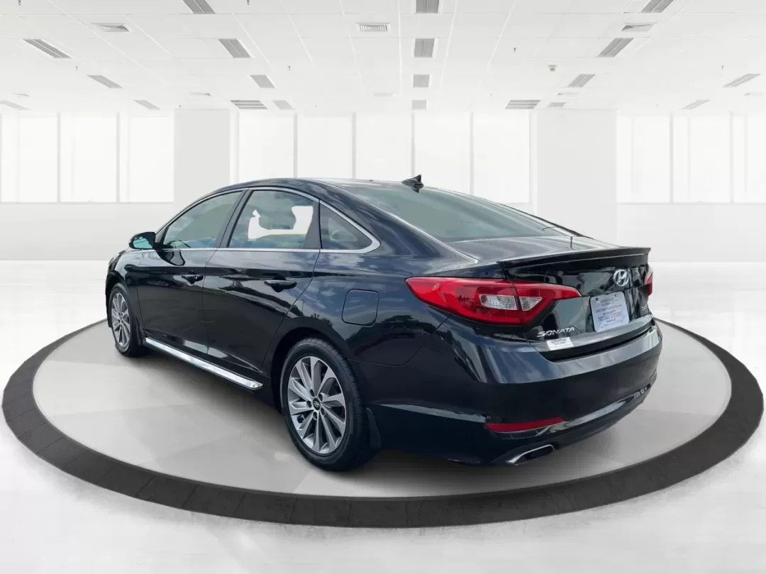 2016 Hyundai Sonata Sport (5NPE34AF2GH) with an 2.4L L4 DOHC 16V engine, 6-Speed Automatic transmission, located at 1099 N County Rd 25A , Troy, OH, 45373, (937) 908-9800, 40.057079, -84.212883 - ### Unlock Your Journey with the 2016 Hyundai Sonata Sport at Advantage Car and Credit - Fairborn<br /> <br /> Are you in the market for a vehicle that can effortlessly transition from daily commutes to weekend getaways? Look no further than the 2016 Hyundai Sonata Sport, available now at Advantage - Photo#4