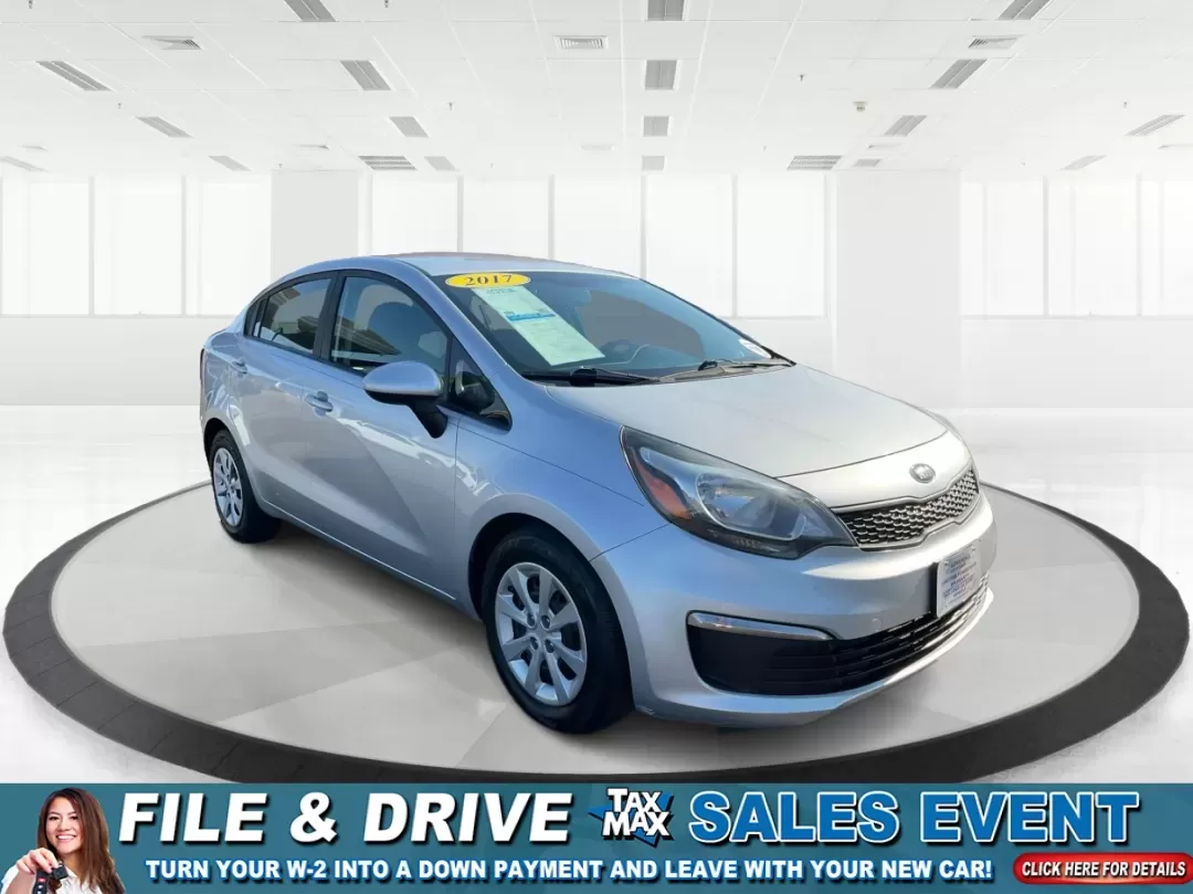2017 Kia Rio LX (KNADM4A32H6) with an Gamma 1.6L I-4 gasoline direct injection engine, 6A transmission, located at 880 E. National Road, Vandalia, OH, 45377, (937) 908-9800, 39.891918, -84.183594 - **Discover Ultimate Convenience with the 2017 Kia Rio at Advantage Car and Credit - Riverside!**<br /> <br /> Are you in search of a reliable vehicle that perfectly balances style and efficiency? The 2017 Kia Rio, located at Advantage Car and Credit in Riverside, OH, is an ideal choice for budget-co - Photo#0