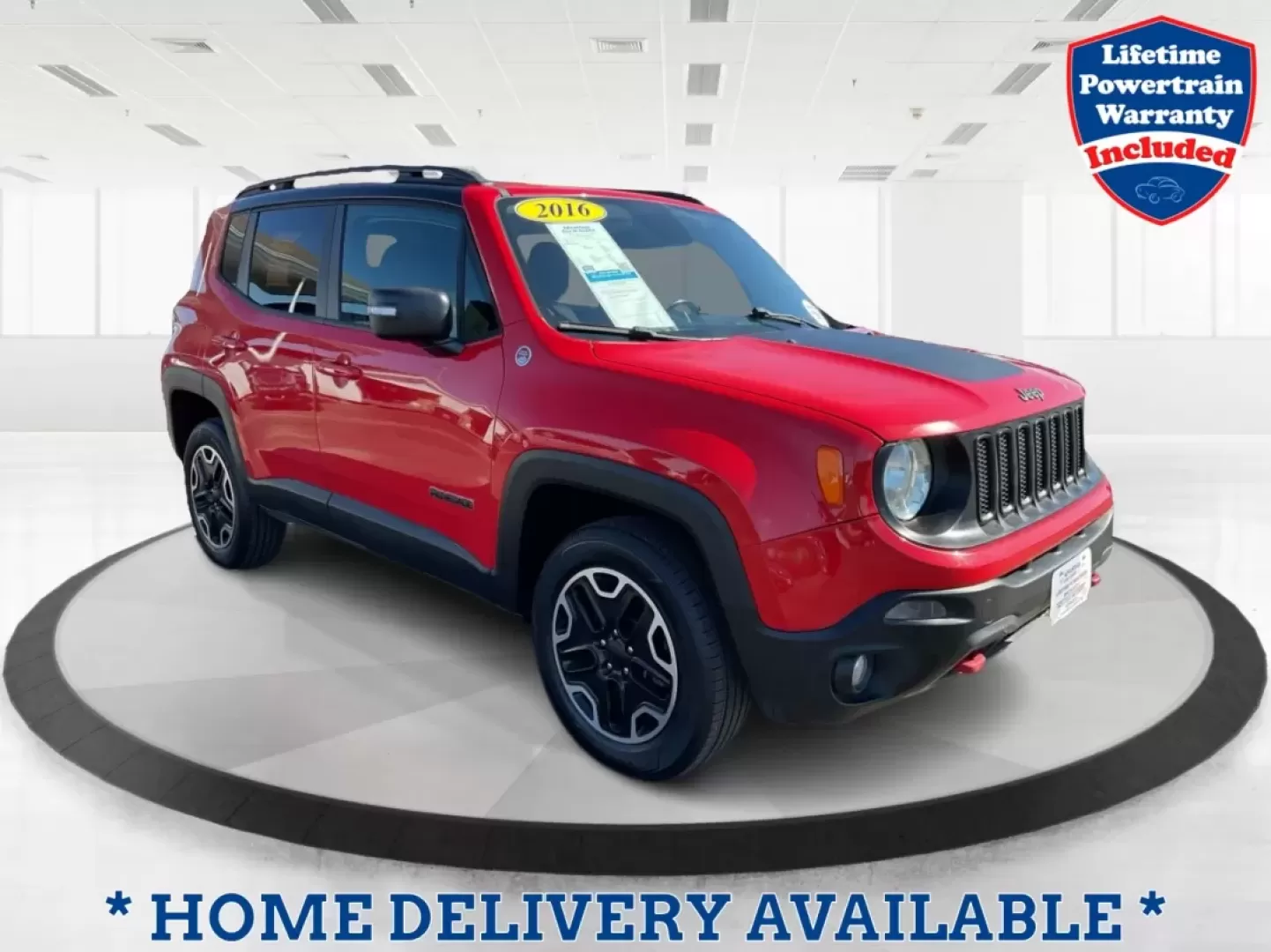 2016 Jeep Renegade Trailhawk (ZACCJBCTXGP) with an Tigershark MultiAir 2.4L I-4 variable valve contro engine, located at 1099 N County Rd 25A , Troy, OH, 45373, (937) 908-9800, 40.057079, -84.212883 - **Experience Adventure and Comfort with the 2016 Jeep Renegade Trailhawk!**<br /> <br /> Are you ready to elevate your lifestyle with a versatile vehicle that's perfect for weekend getaways, daily commutes, and everything in between? Look no further than the 2016 Jeep Renegade Trailhawk available at - Photo#0