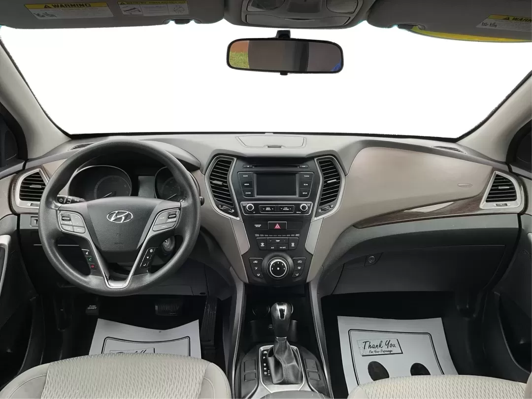 2017 Hyundai Santa Fe 2.4L (5XYZTDLB2HG) with an Theta II 2.4L I-4 gasoline direct injection engine, located at 4508 South Dixie Dr, Moraine, OH, 45439, (937) 908-9800, 39.689976, -84.218452 - Discover the perfect blend of comfort, capability, and style with the 2017 Hyundai Santa Fe, now available at Advantage Car and Credit, located at 1184 Kauffman Ave, Fairborn, OH 45324. This versatile SUV is an excellent choice for growing families, weekend adventurers, or budget-conscious buyers lo - Photo#19