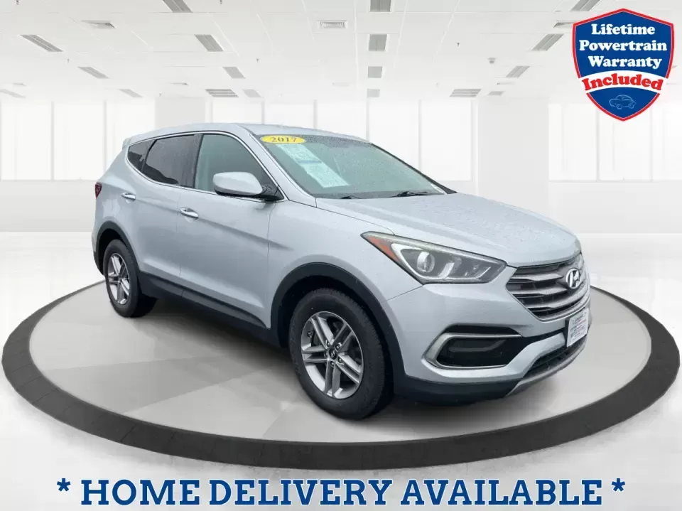2017 Hyundai Santa Fe 2.4L (5XYZTDLB2HG) with an Theta II 2.4L I-4 gasoline direct injection engine, 6A transmission, located at 8750 N County Rd 25A, Piqua, OH, 45356, (937) 908-9800, 40.164391, -84.232513 - Discover the perfect blend of comfort, capability, and style with the 2017 Hyundai Santa Fe, now available at Advantage Car and Credit, located at 1184 Kauffman Ave, Fairborn, OH 45324. This versatile SUV is an excellent choice for growing families, weekend adventurers, or budget-conscious buyers lo - Photo#0